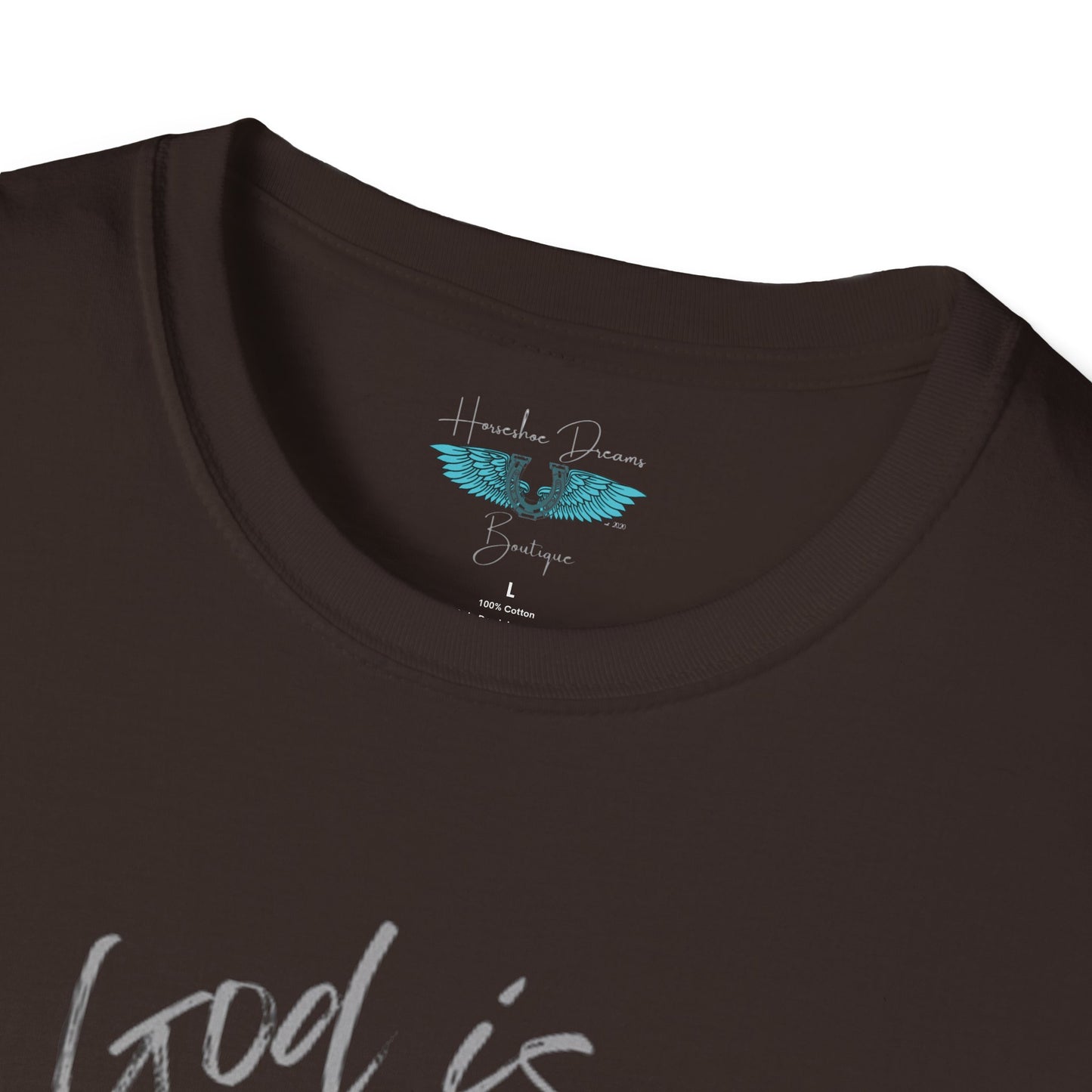 God Is In My Story Women's Unisex Softstyle Faith based Graphic T-Shirt