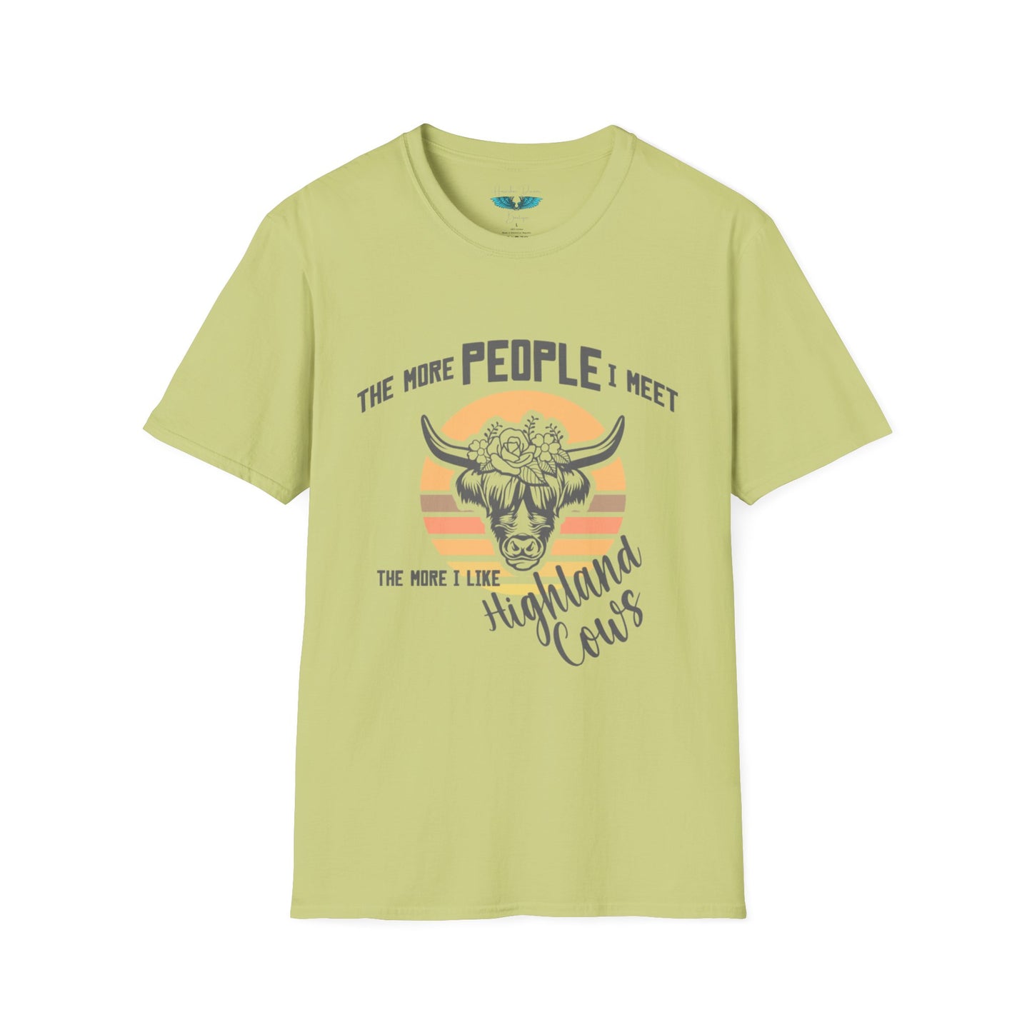 I Like Highland Cows Unisex Softstyle Graphic Tee