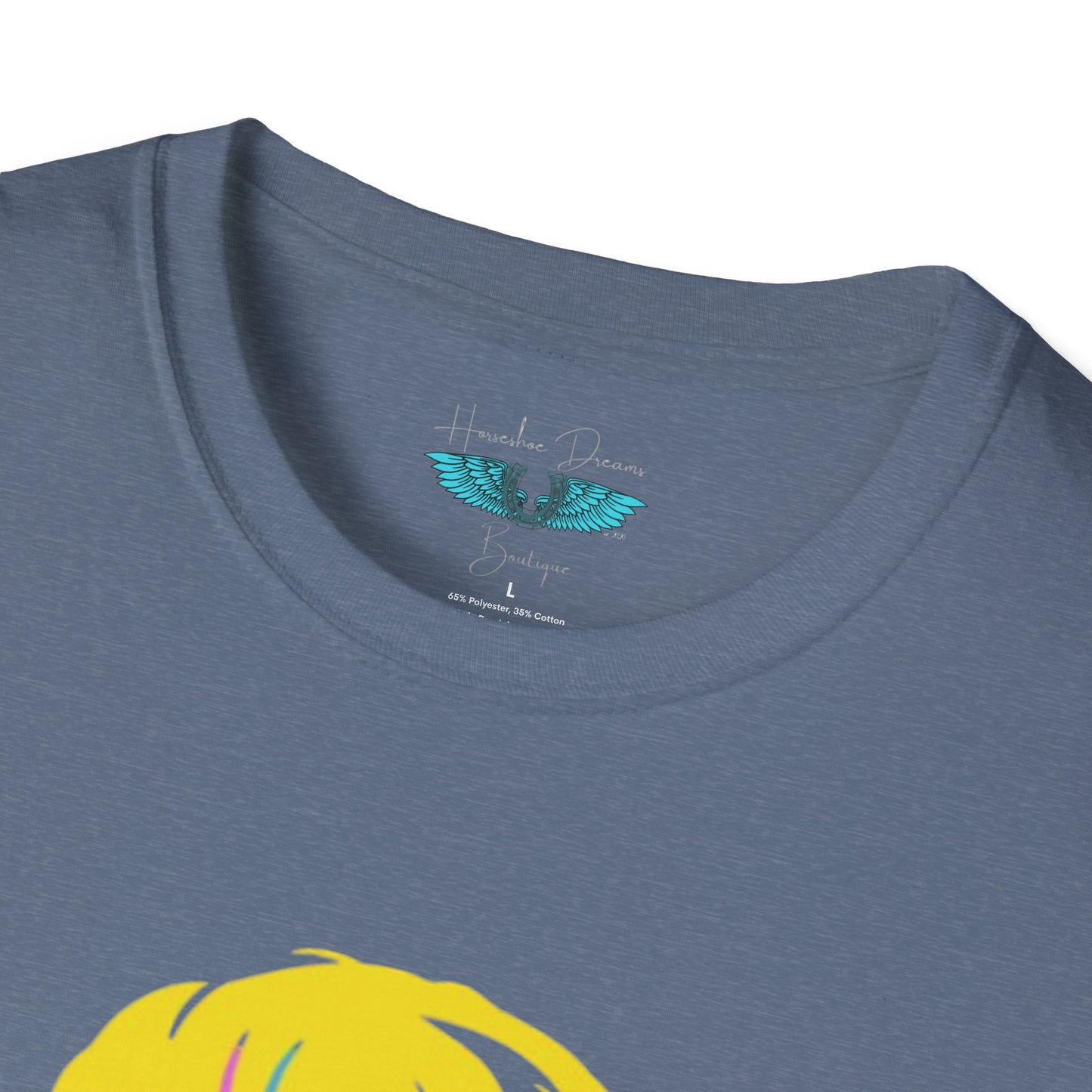 Retiree Hair Don't Care - Military Airforce - Soft Style Women's Graphic Tee