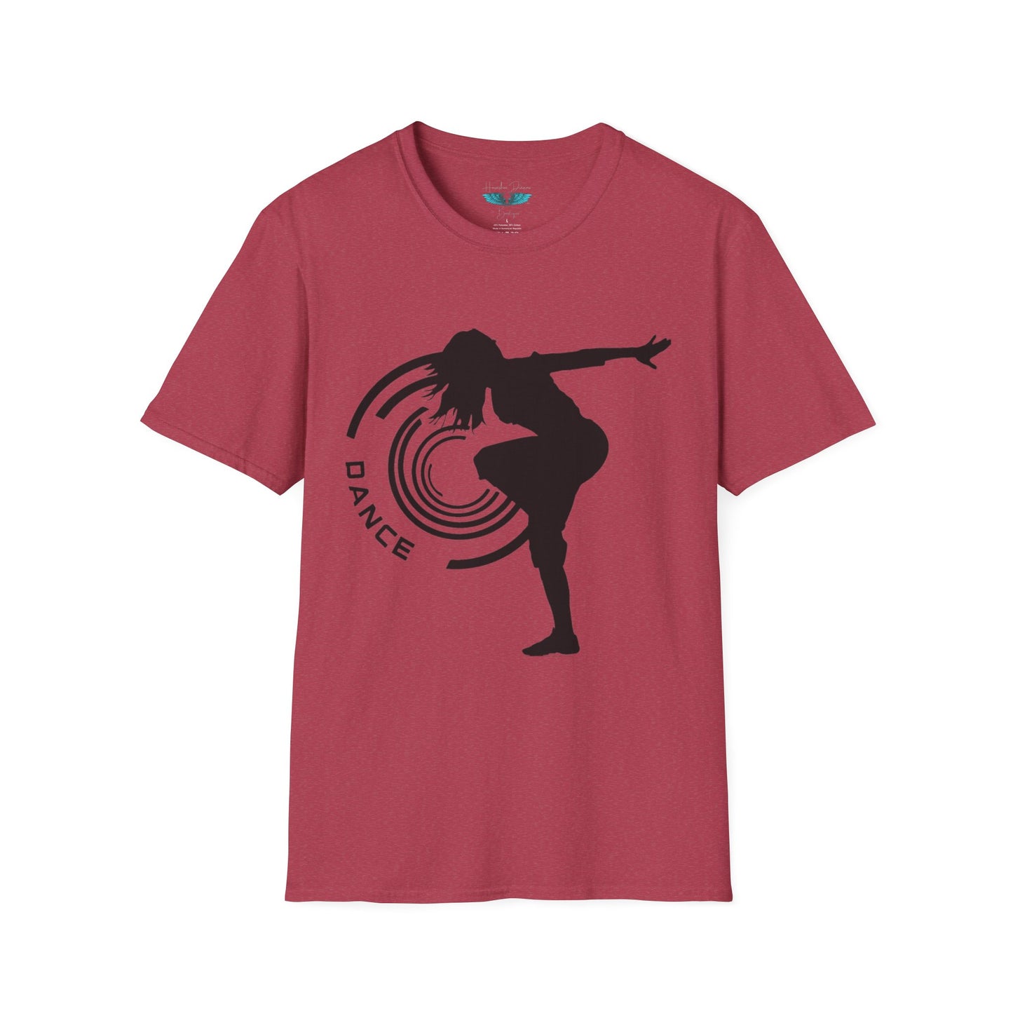 Dance Silhouette Graphic Tee Unisex Softstyle T-Shirt