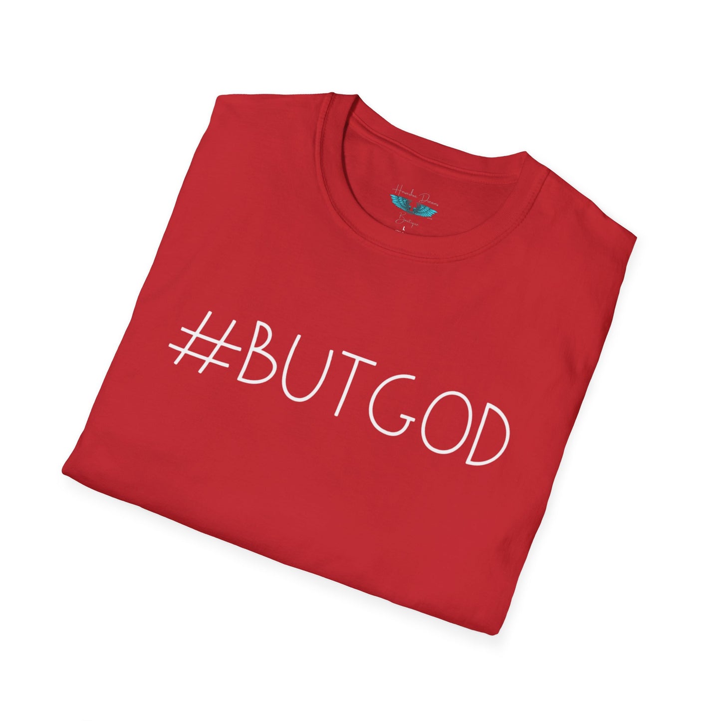 A #ButGod Womens and Mens Faith Based Graphic Tee