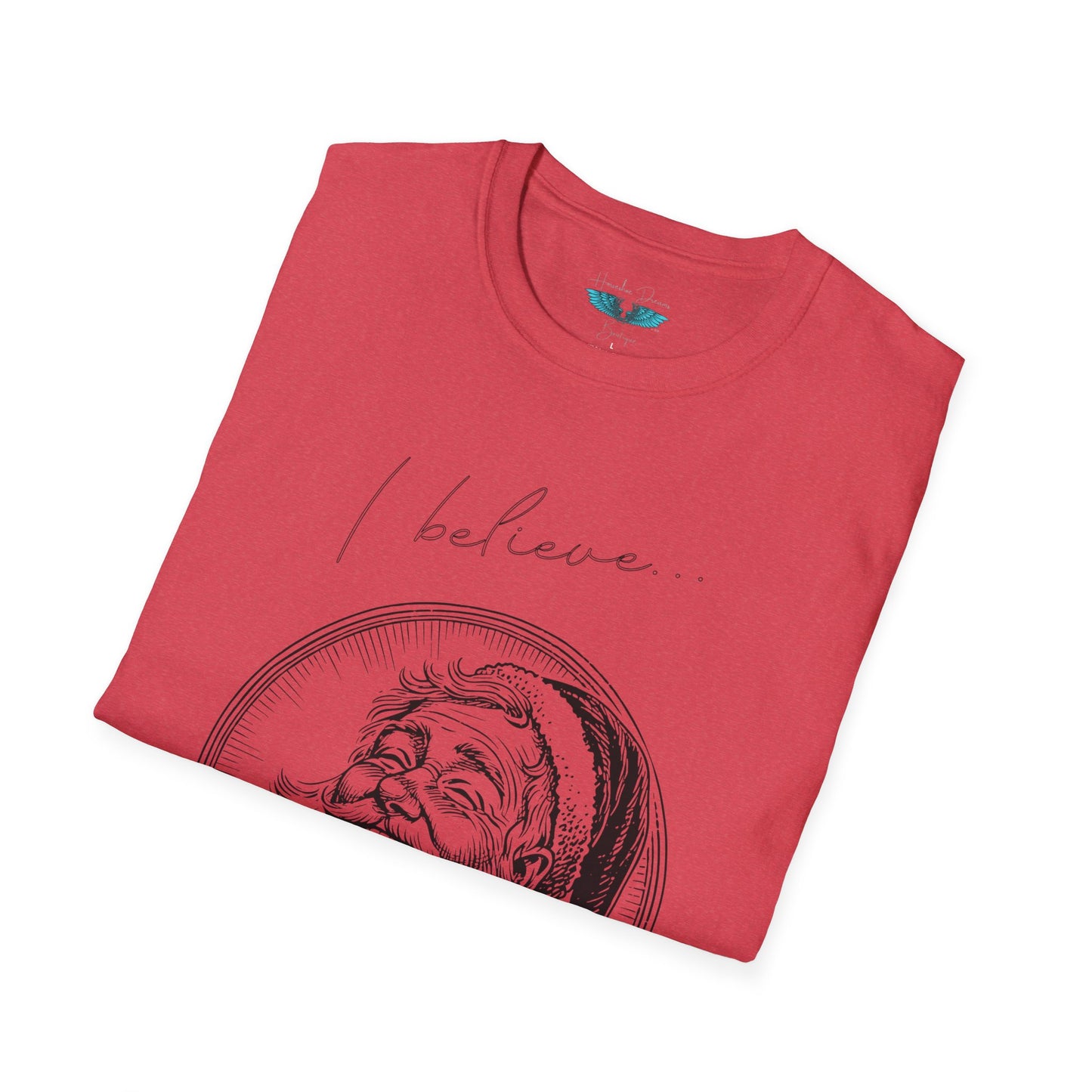 I Believe In Santa Unisex Softstyle Graphic Tee