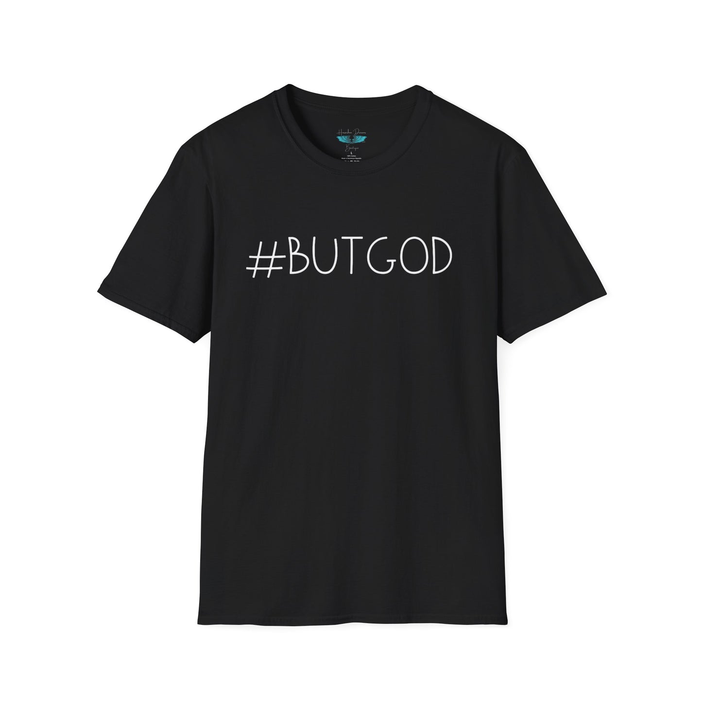 A #ButGod Womens and Mens Faith Based Graphic Tee