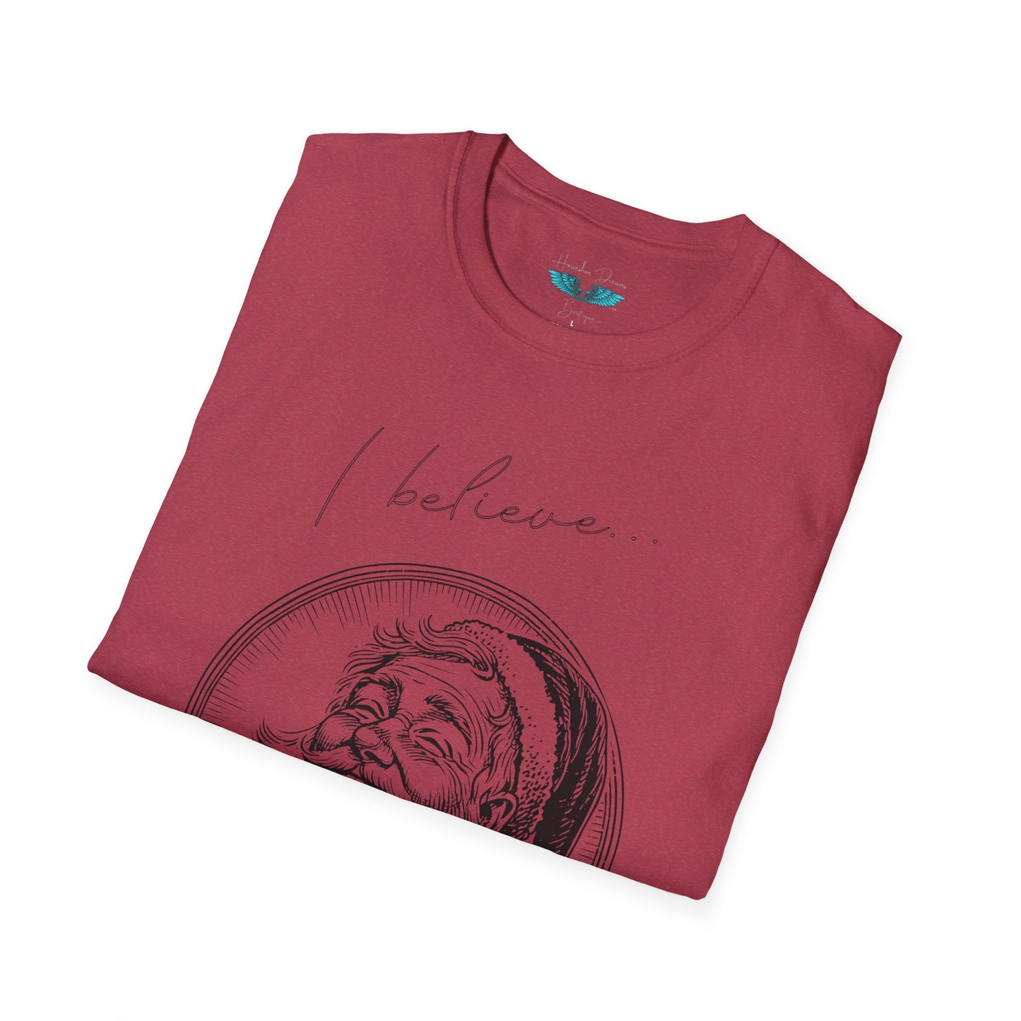 I Believe In Santa Unisex Softstyle Graphic Tee