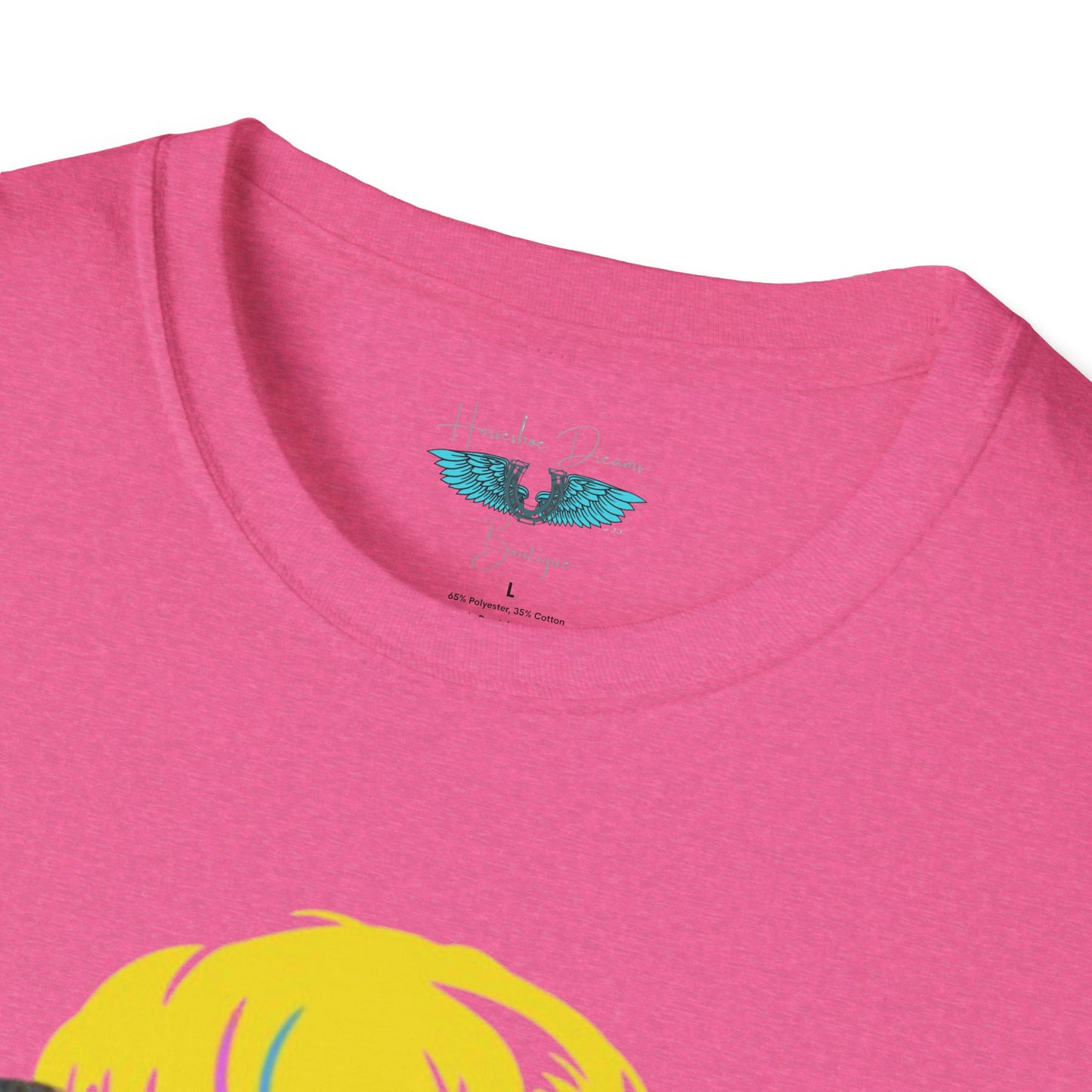 Retiree Hair Don't Care - Military Airforce - Women Soft Style Graphic Tee