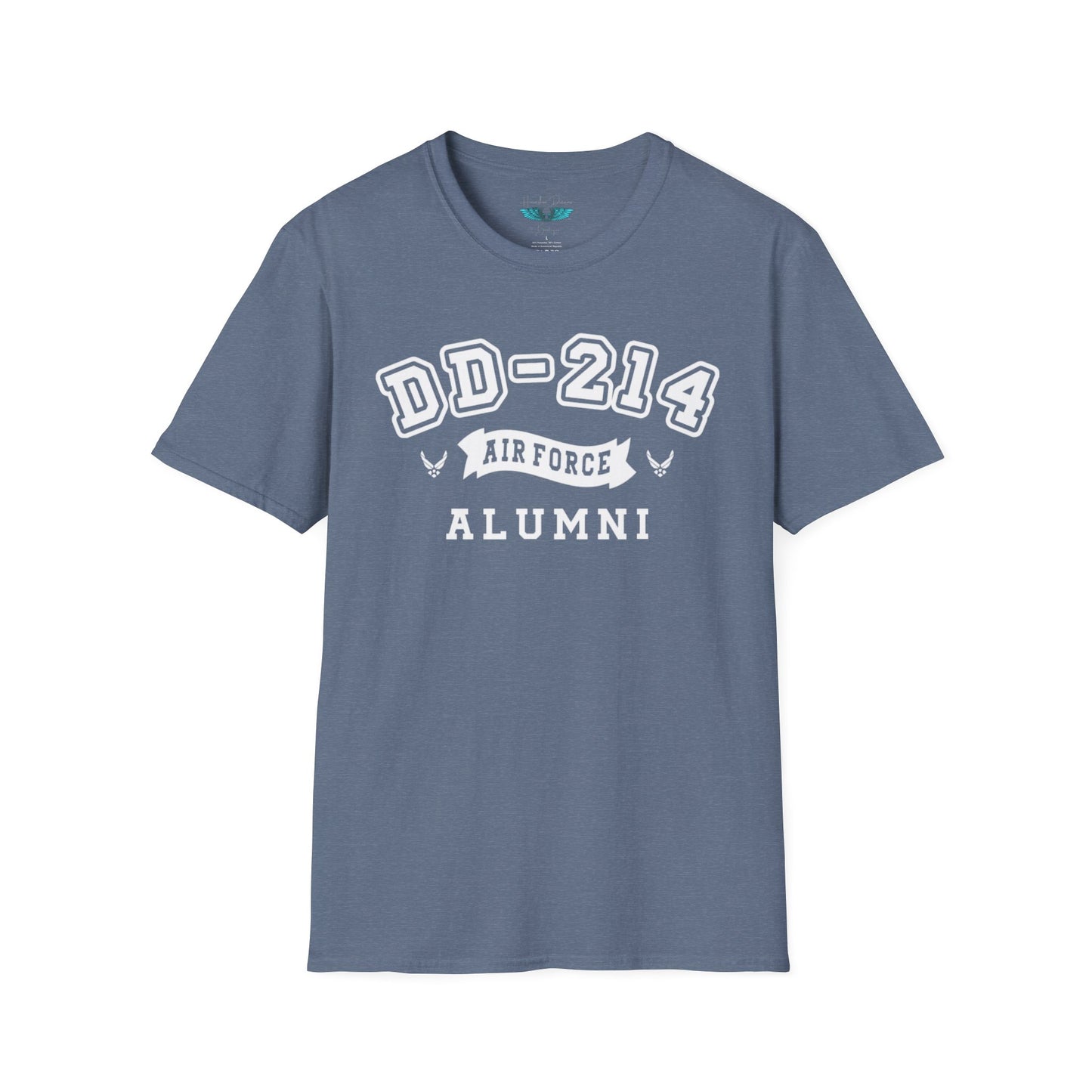 Airforce Alumni Women's Softstyle T-Shirt - Retired Graphic Tee White Text