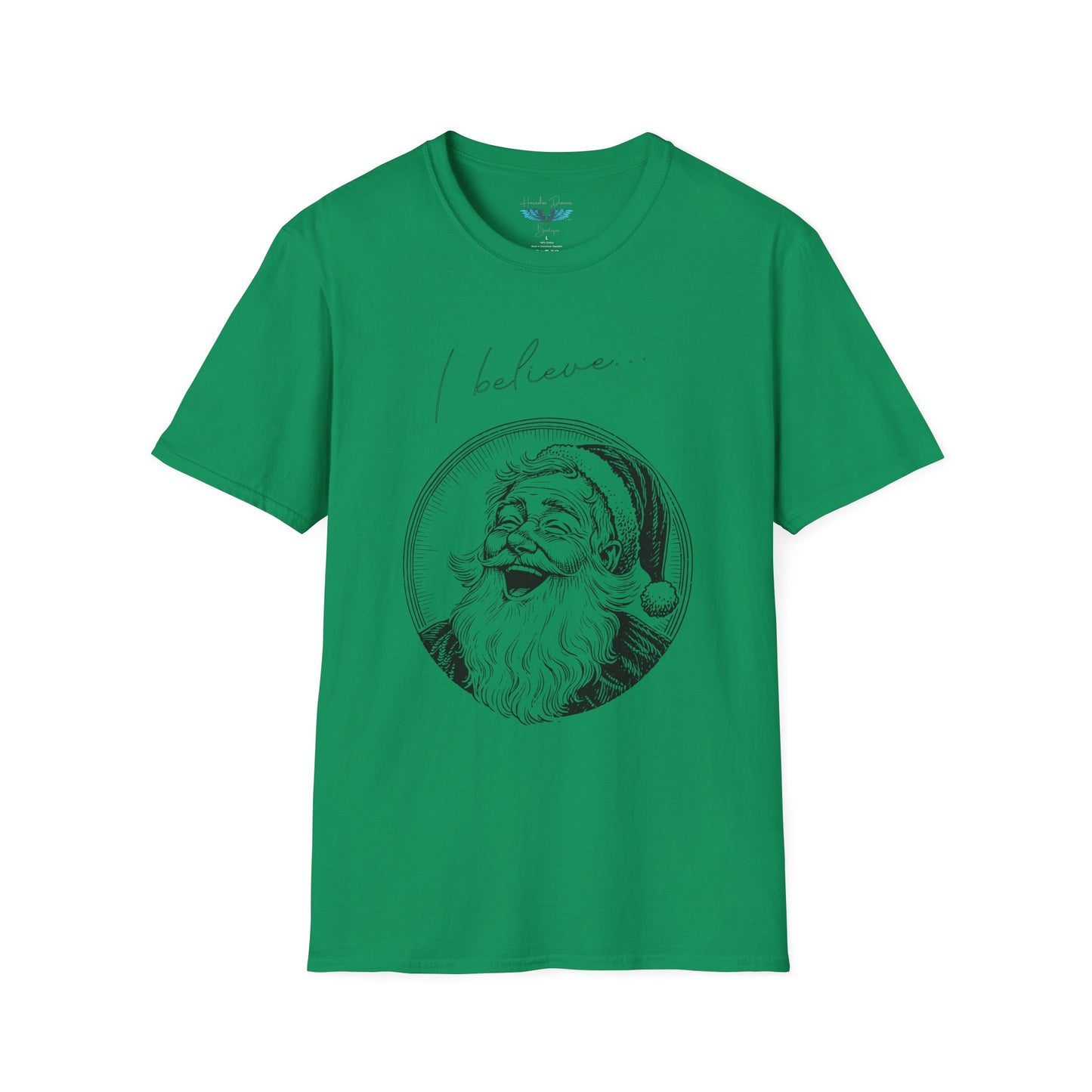 I Believe In Santa Unisex Softstyle Graphic Tee