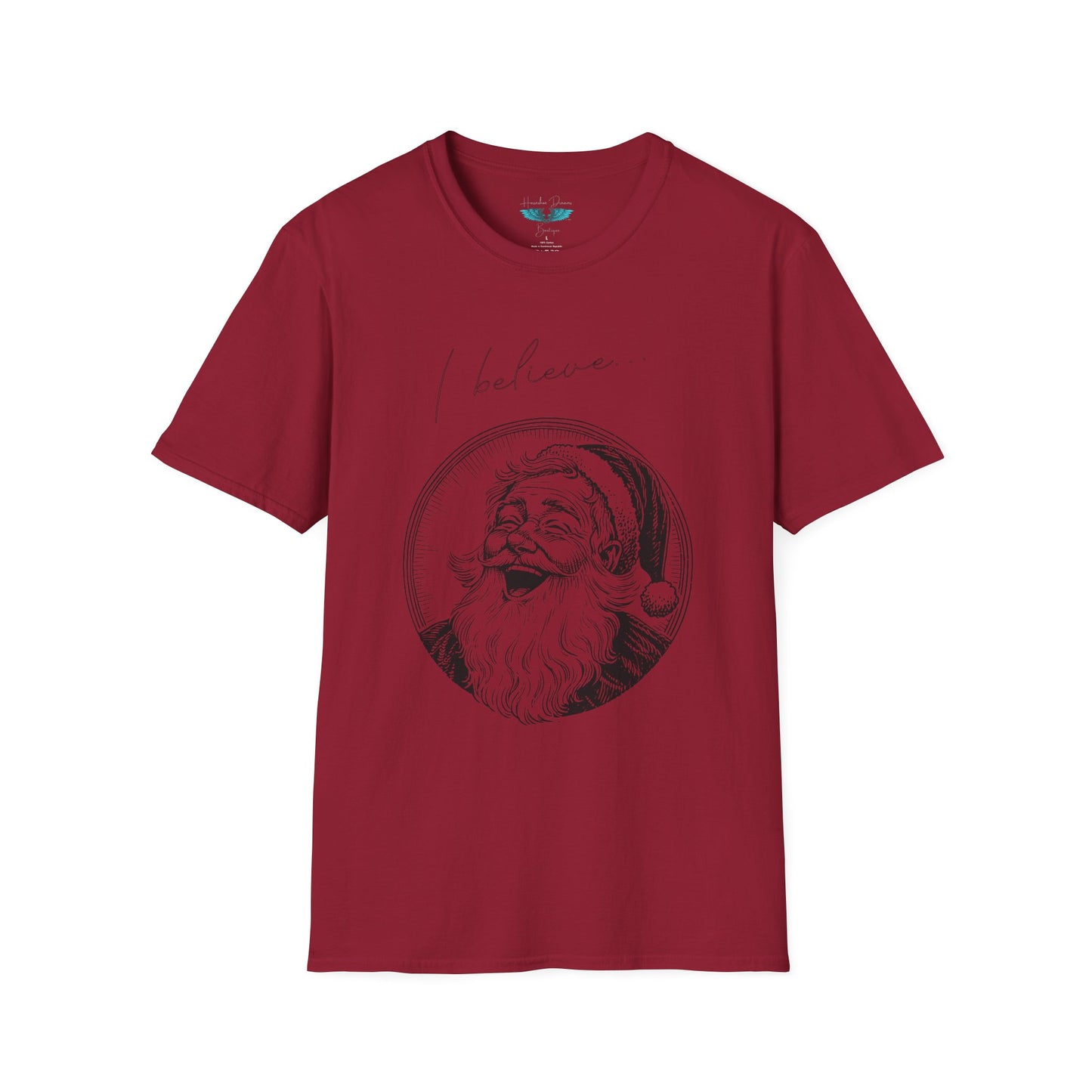 I Believe In Santa Unisex Softstyle Graphic Tee