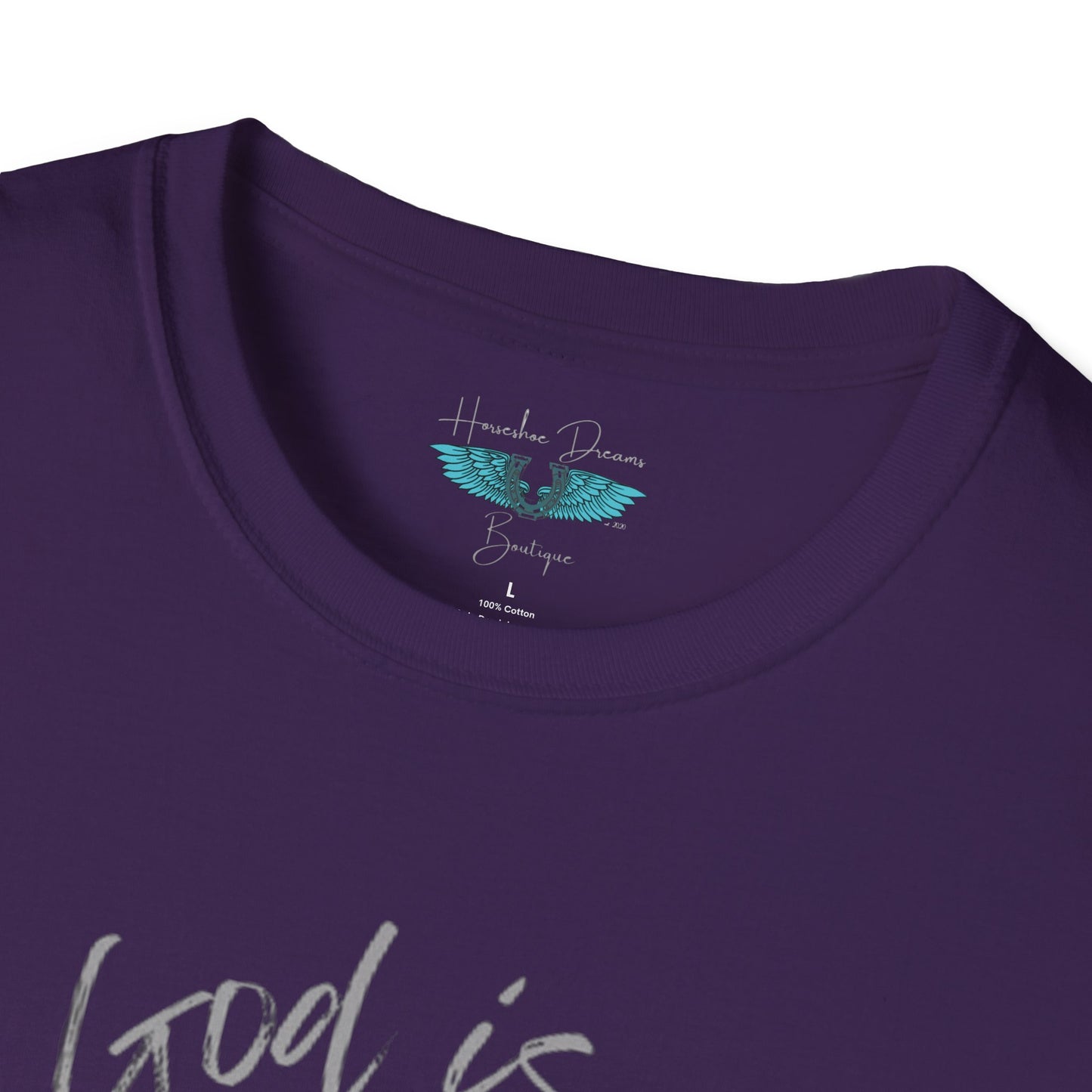 God Is In My Story Women's Unisex Softstyle Faith based Graphic T-Shirt