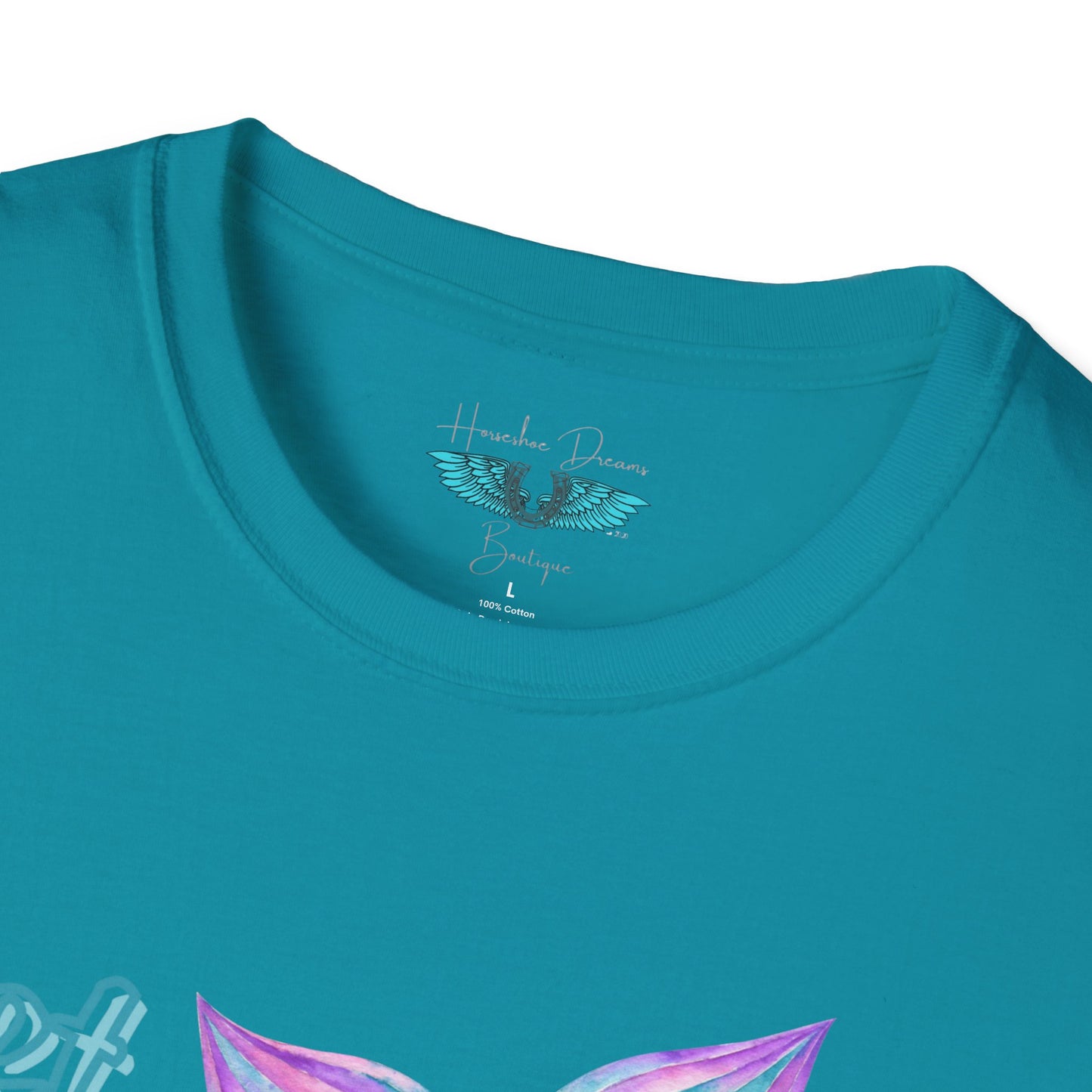 Get Off My Tail - Mermaid Tail Unisex Softstyle Graphic Tee