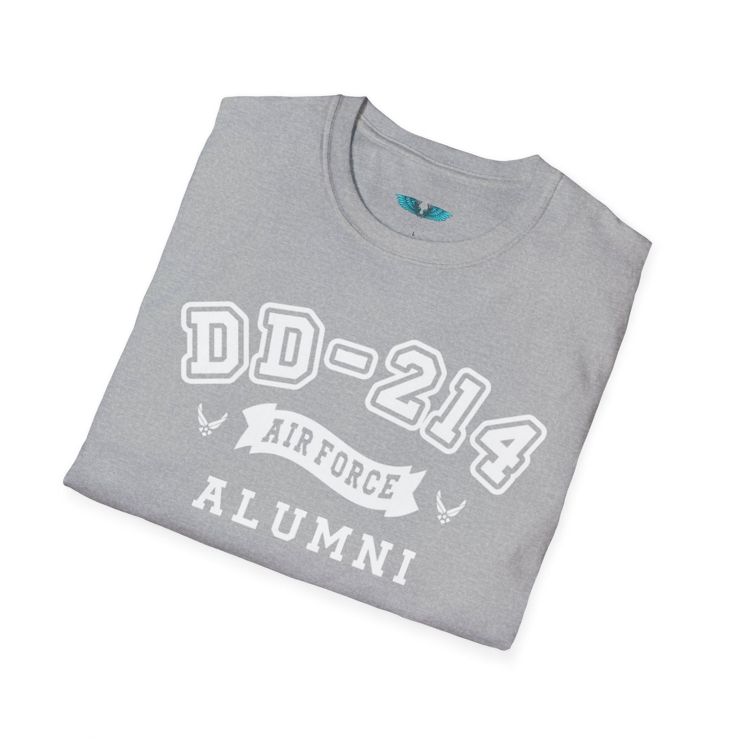 Airforce Alumni Women's Softstyle T-Shirt - Retired Graphic Tee White Text