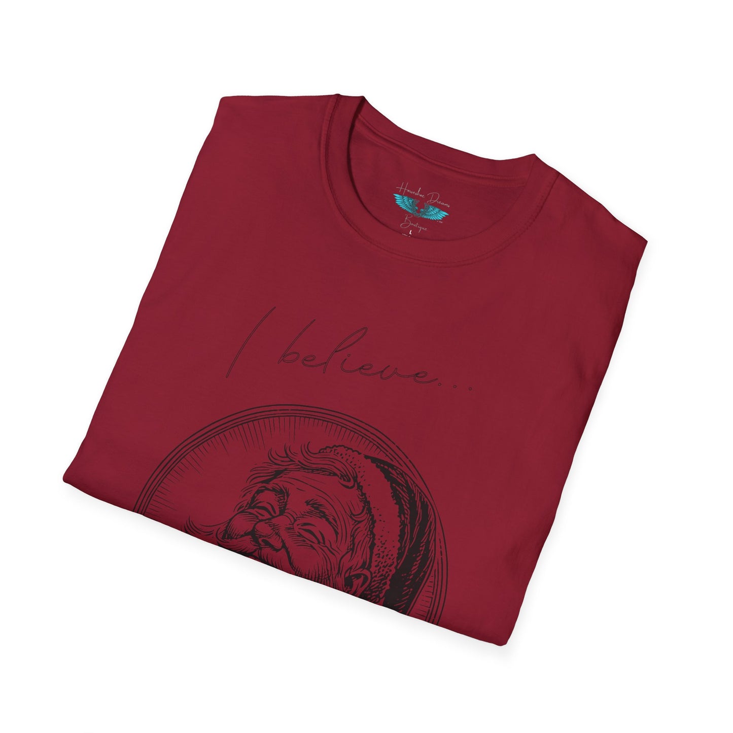 I Believe In Santa Unisex Softstyle Graphic Tee