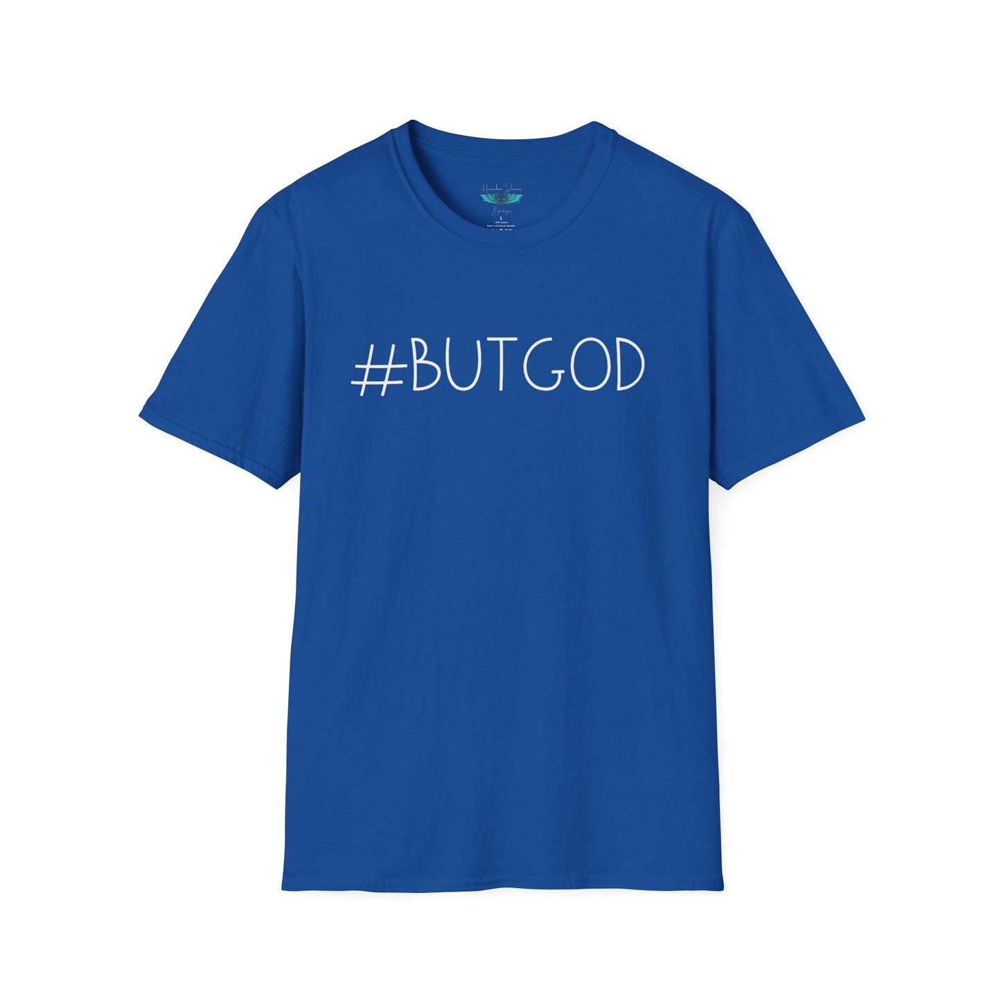 A #ButGod Womens and Mens Faith Based Graphic Tee