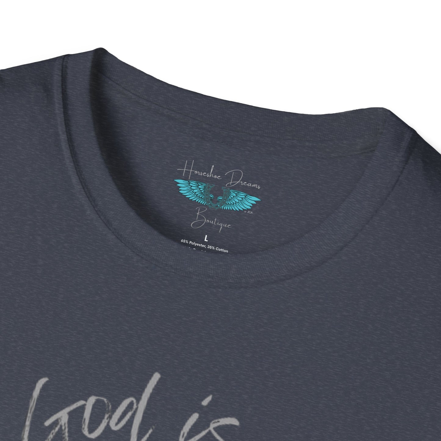 God Is In My Story Women's Unisex Softstyle Faith based Graphic T-Shirt