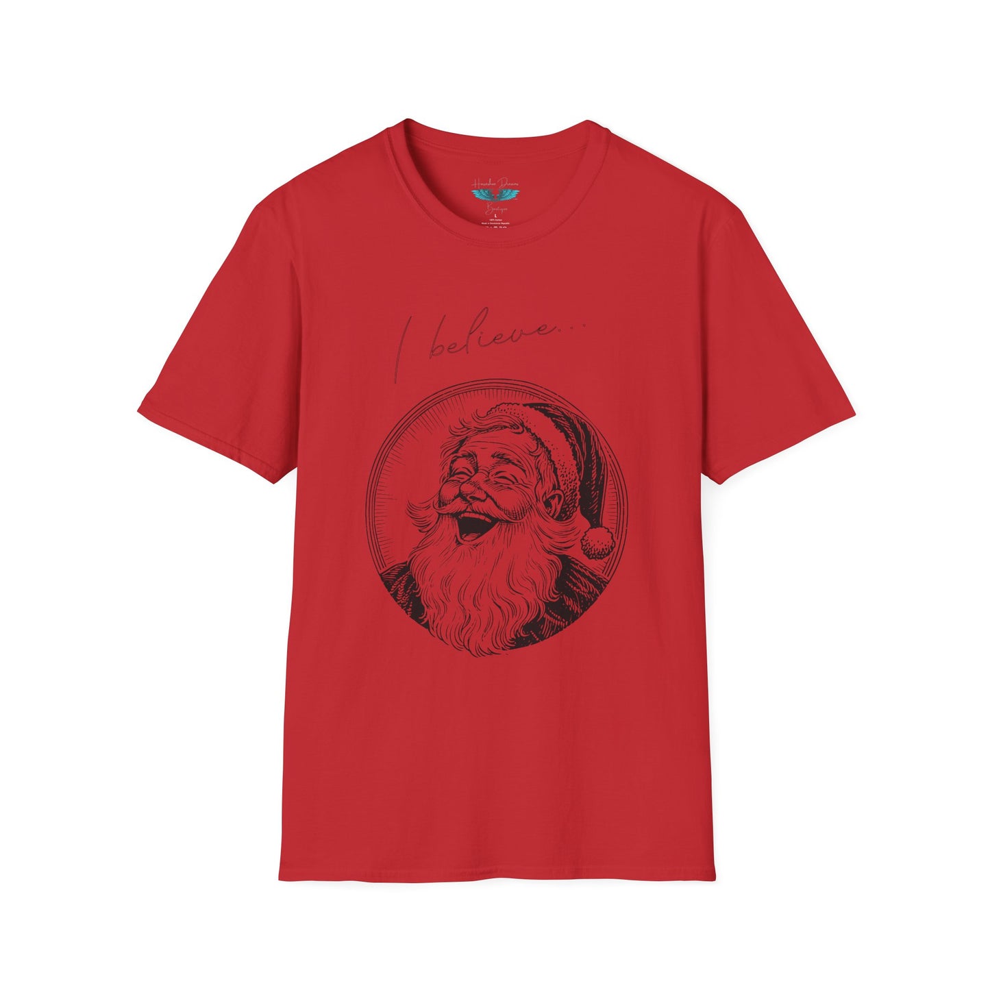I Believe In Santa Unisex Softstyle Graphic Tee