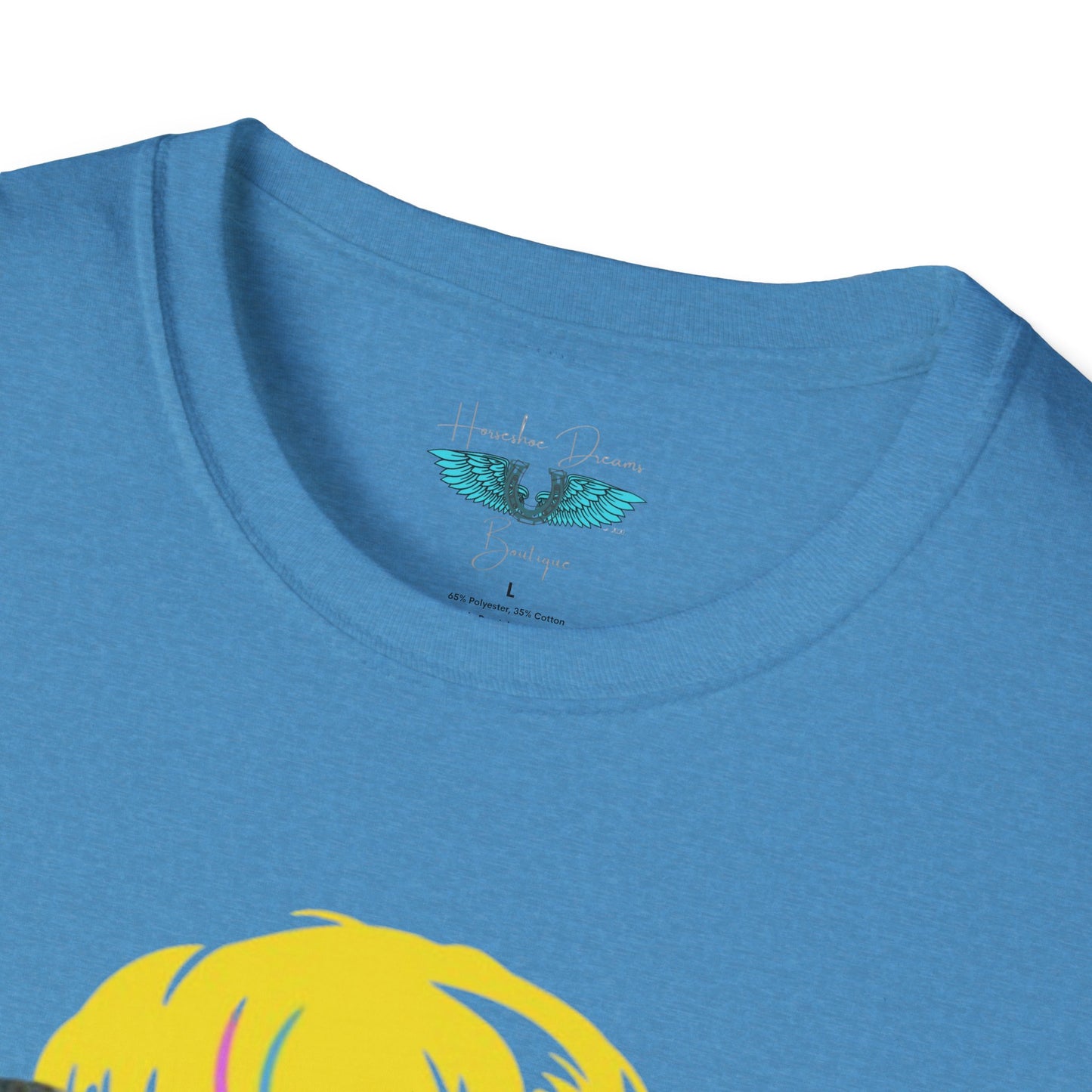 Retiree Hair Don't Care - Military Airforce - Women Soft Style Graphic Tee
