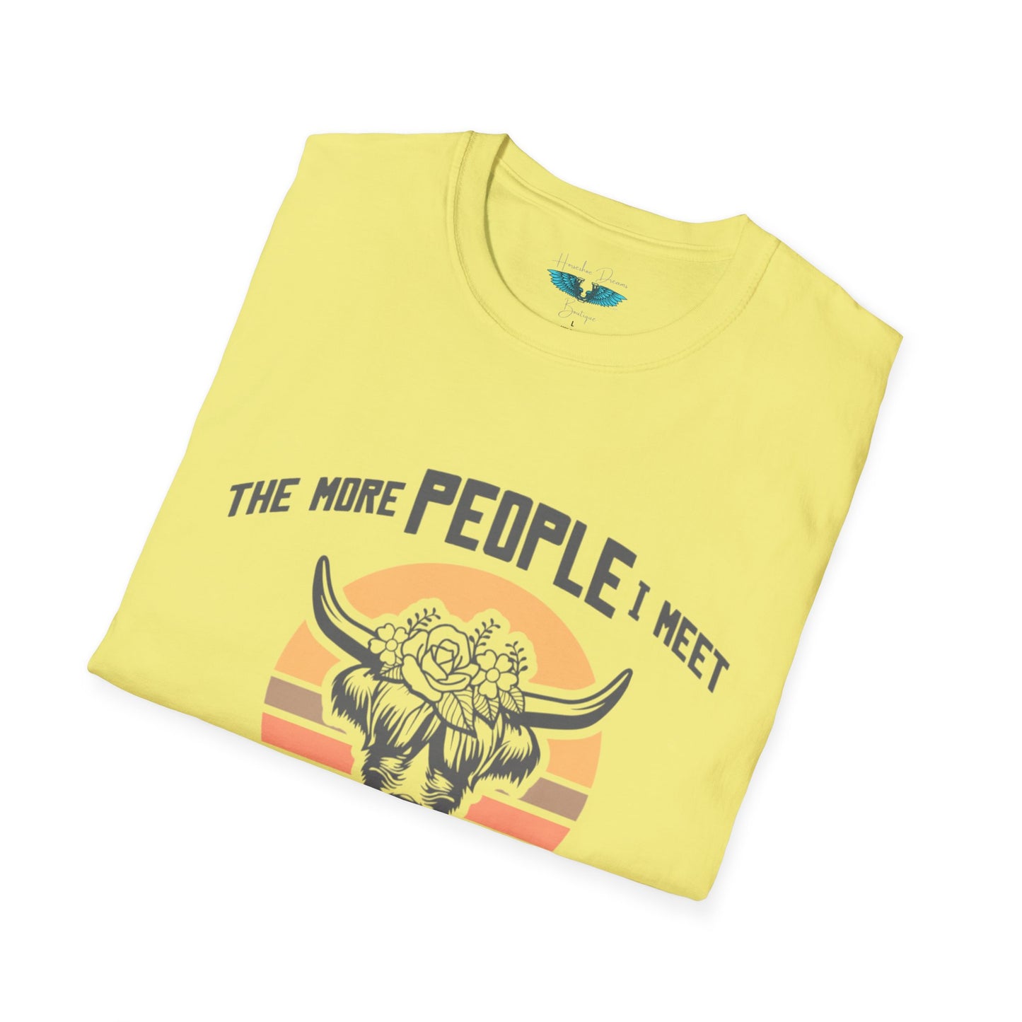I Like Highland Cows Unisex Softstyle Graphic Tee