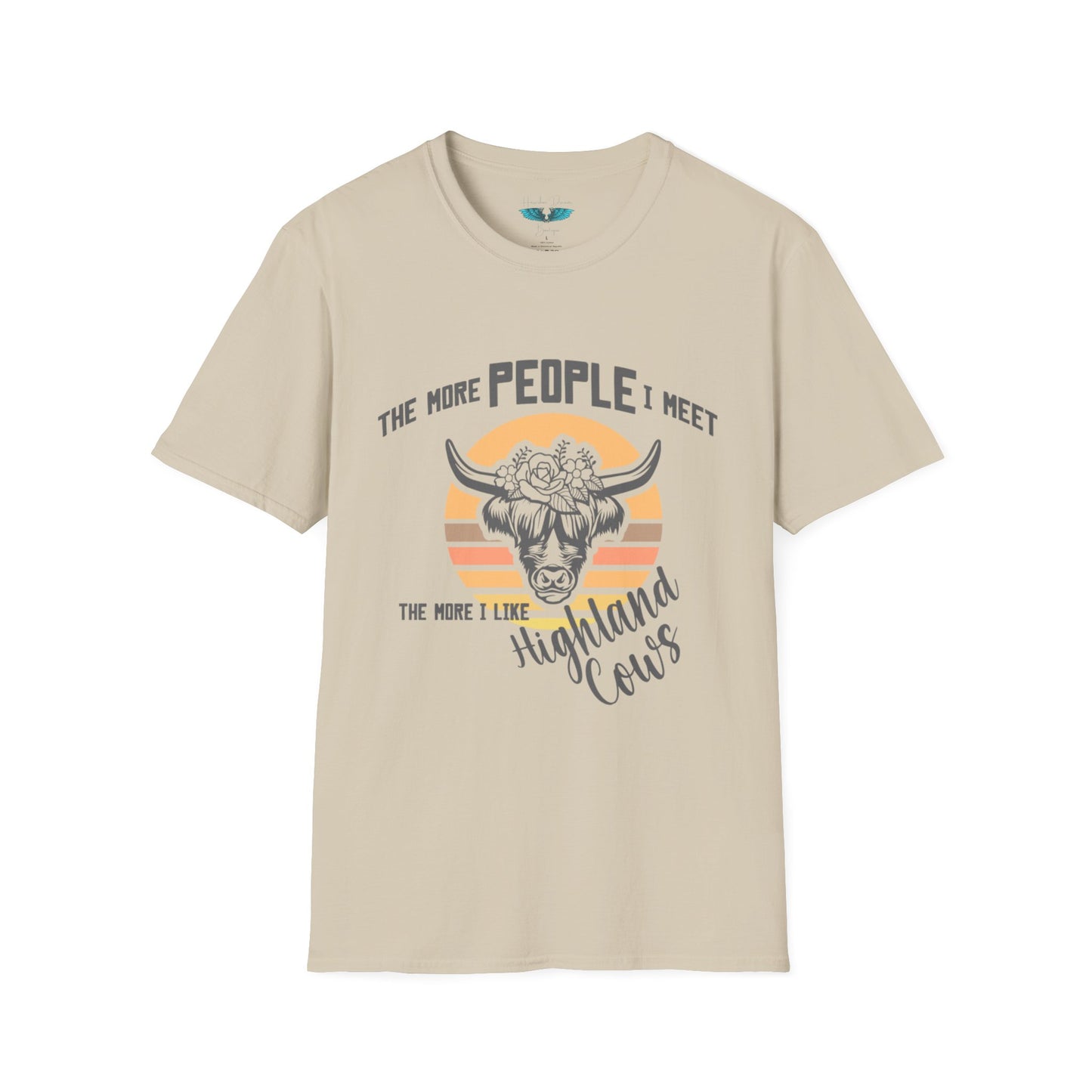 I Like Highland Cows Unisex Softstyle Graphic Tee