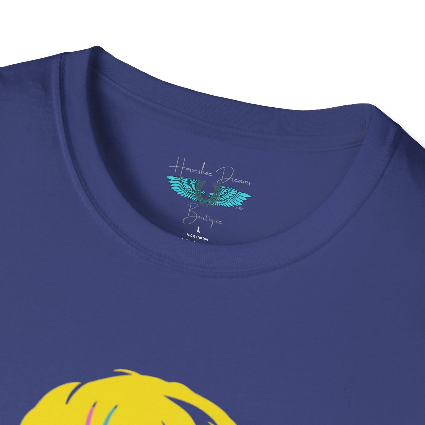 Retiree Hair Don't Care - Military Airforce - Soft Style Women's Graphic Tee