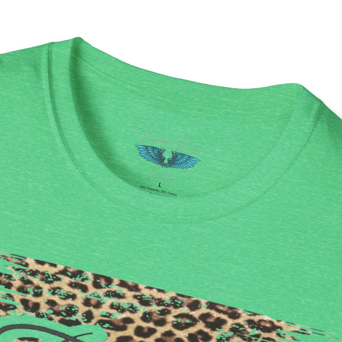 Faith Leopard Print Women's Faith Based Graphic Tees