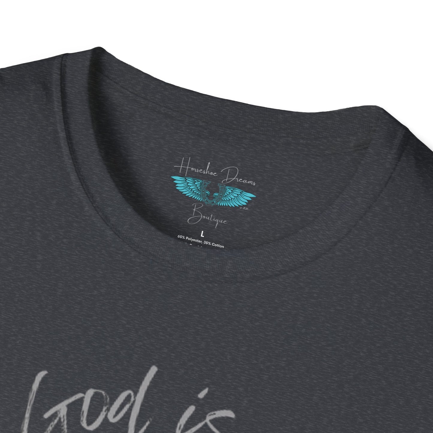 God Is In My Story Women's Unisex Softstyle Faith based Graphic T-Shirt