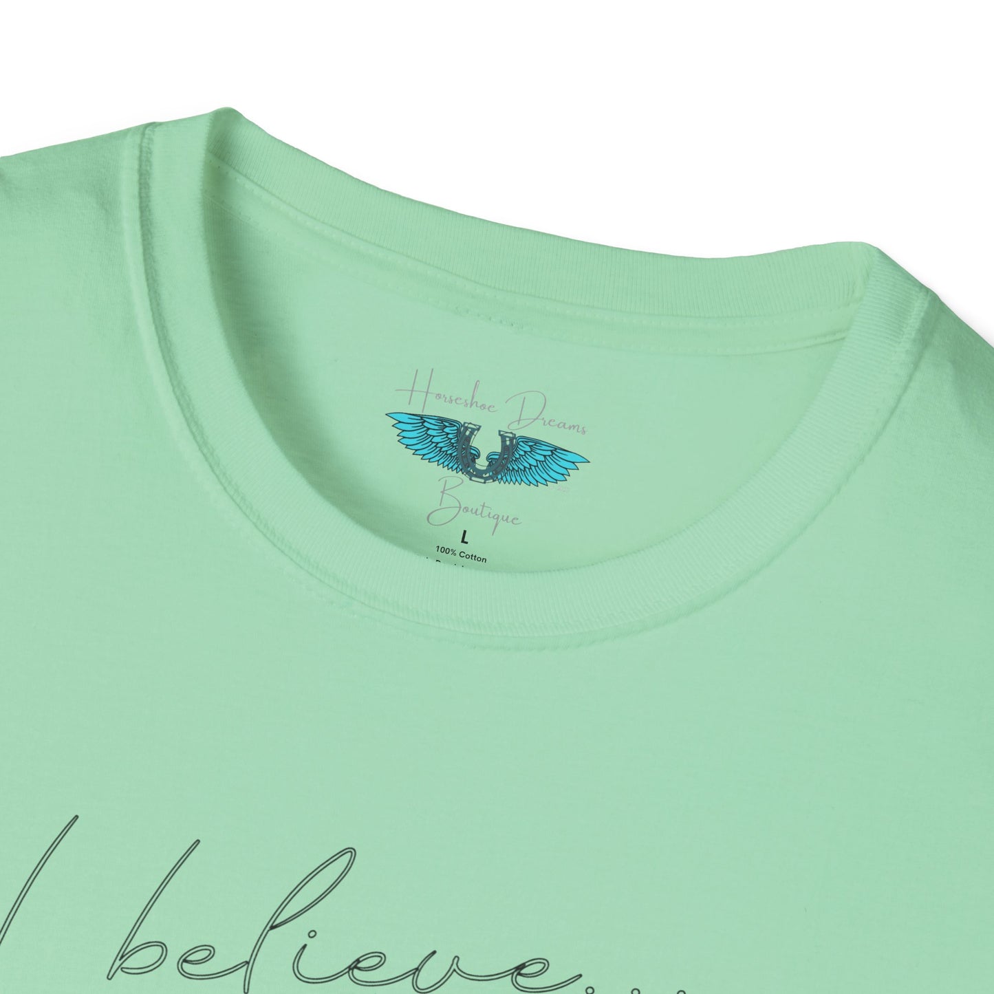 I Believe In Santa Unisex Softstyle Graphic Tee