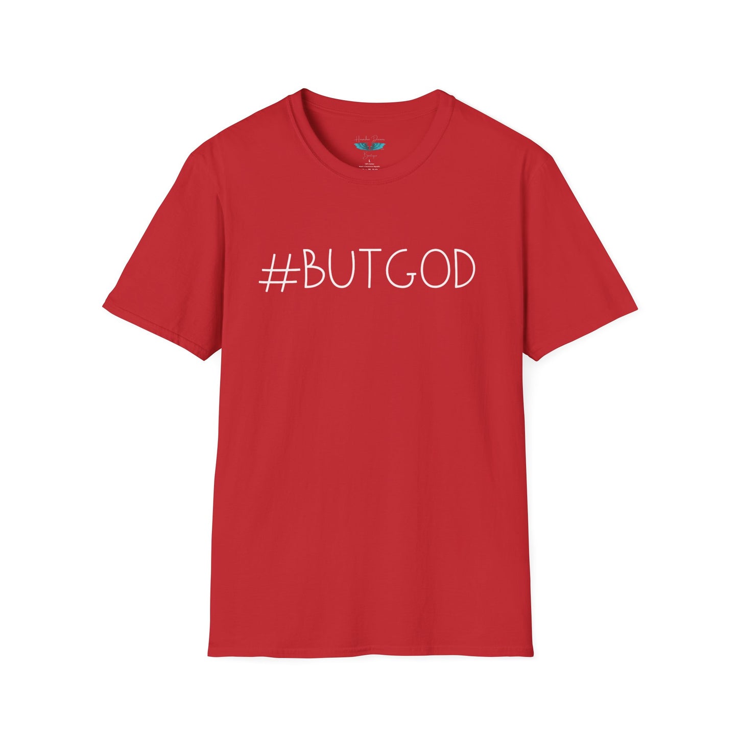 A #ButGod Womens and Mens Faith Based Graphic Tee