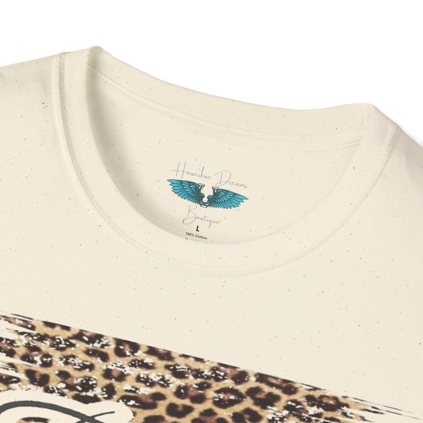 Faith Leopard Print Women's Faith Based Graphic Tees