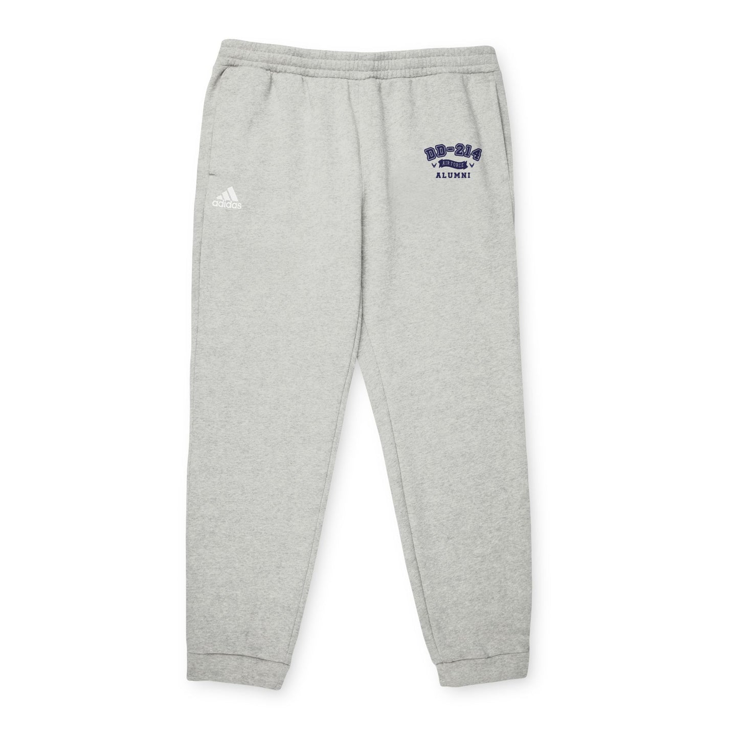 Retired DD-214 Adidas Unisex Fleece Joggers Grey