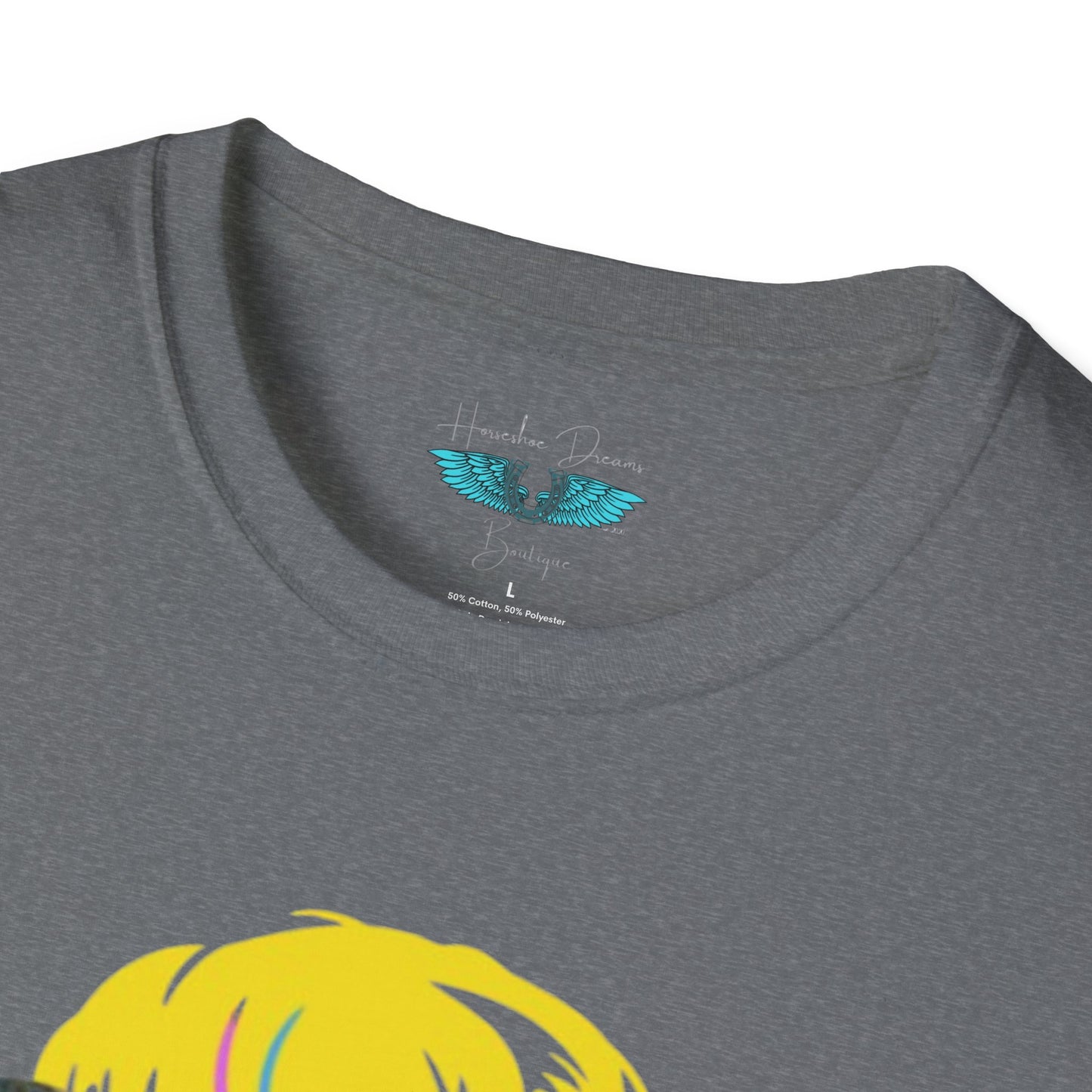 Retiree Hair Don't Care - Military Airforce - Women Soft Style Graphic Tee