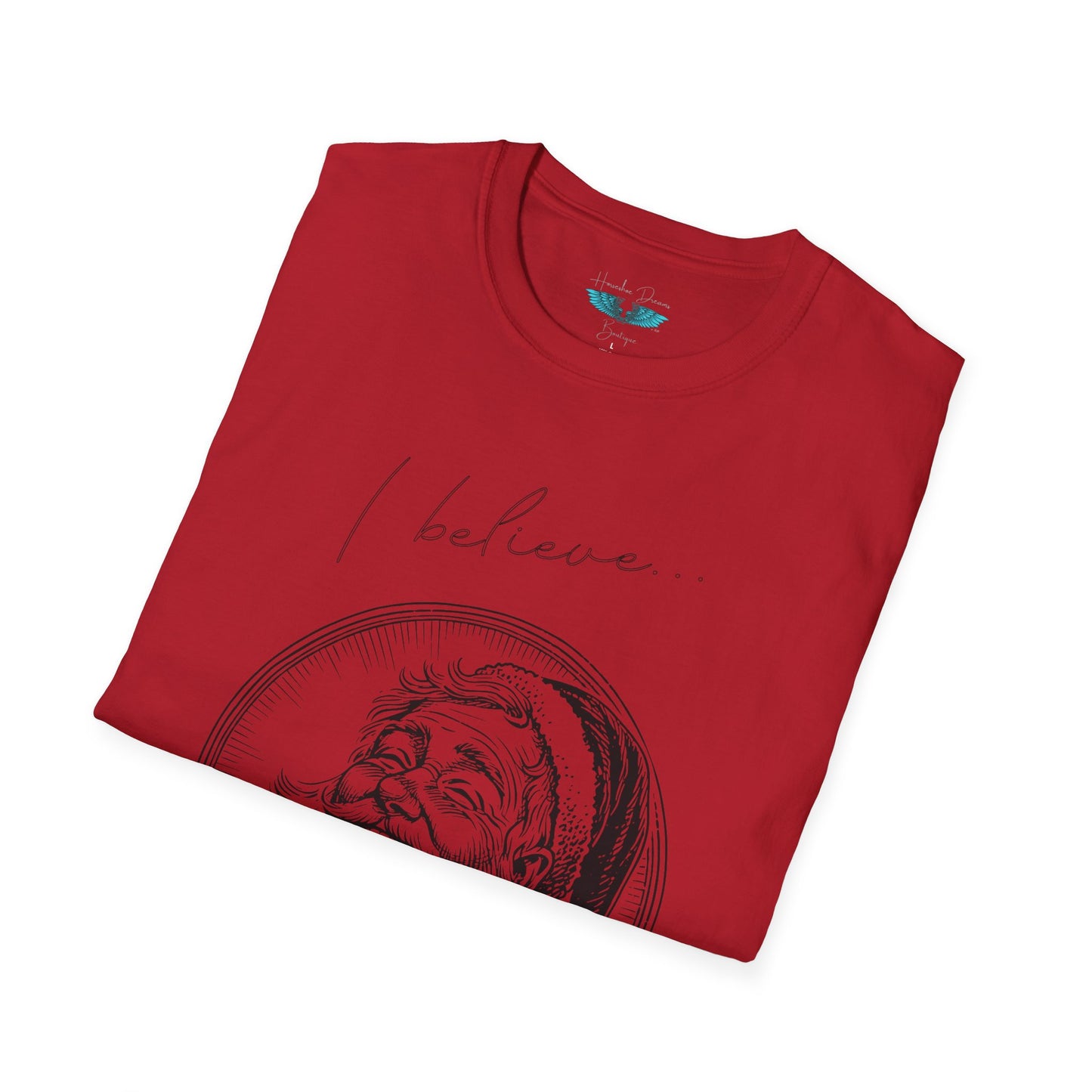 I Believe In Santa Unisex Softstyle Graphic Tee