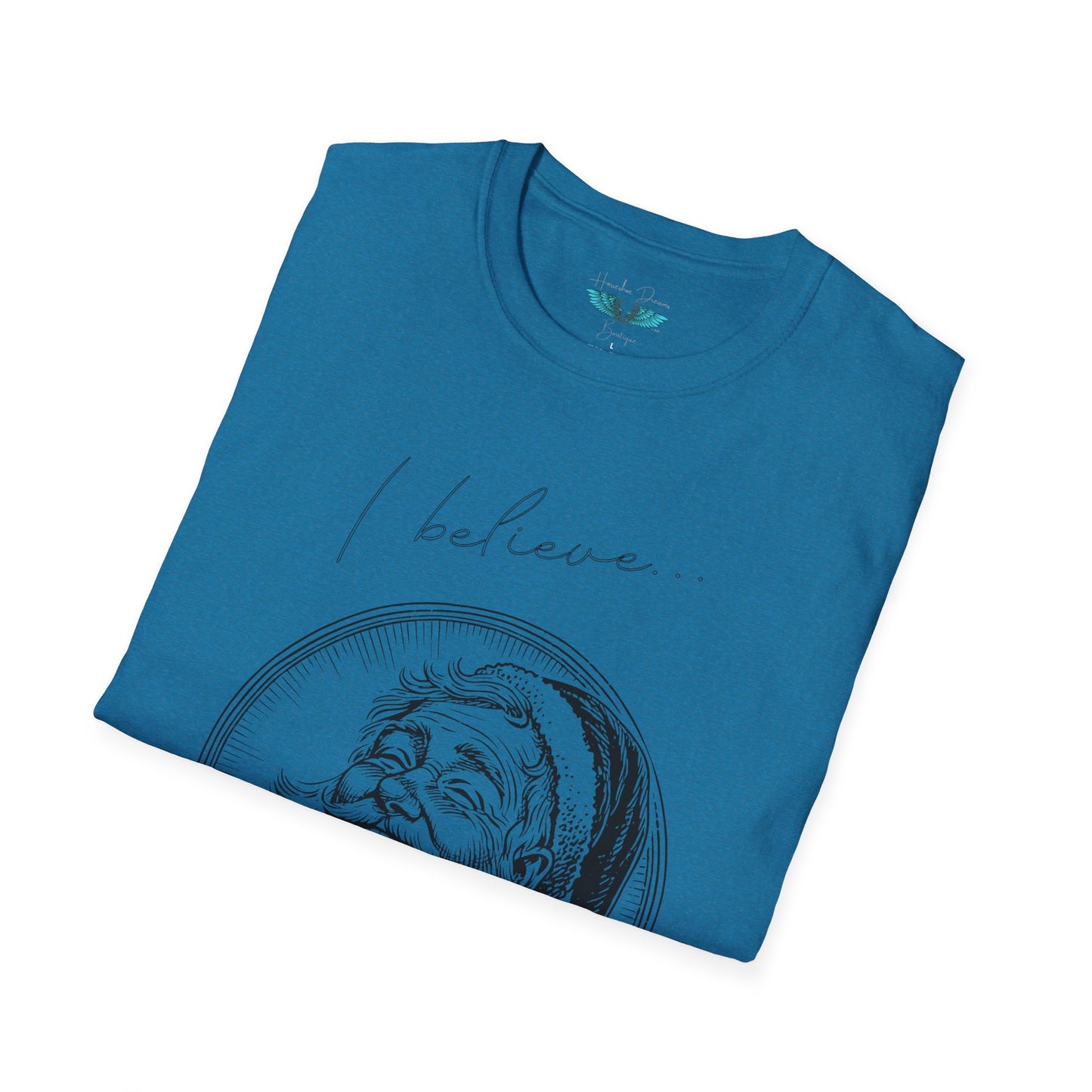 I Believe In Santa Unisex Softstyle Graphic Tee