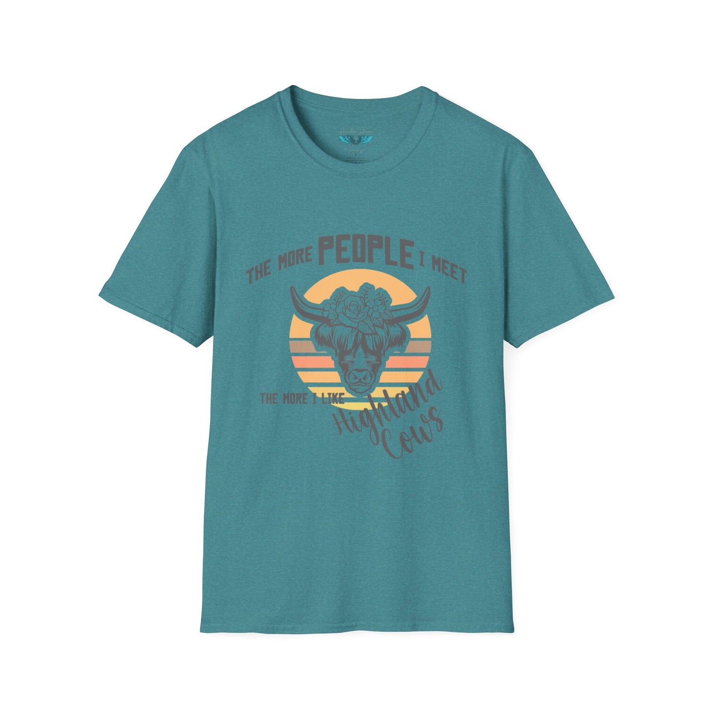 I Like Highland Cows Unisex Softstyle Graphic Tee
