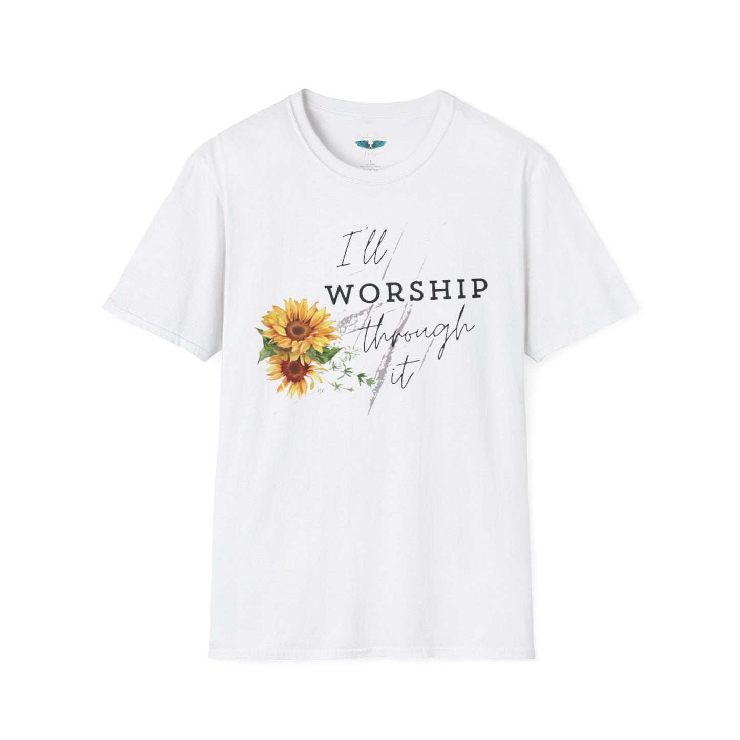 Worship Through It - soft style, unisex fit Women's Faith based graphic tee