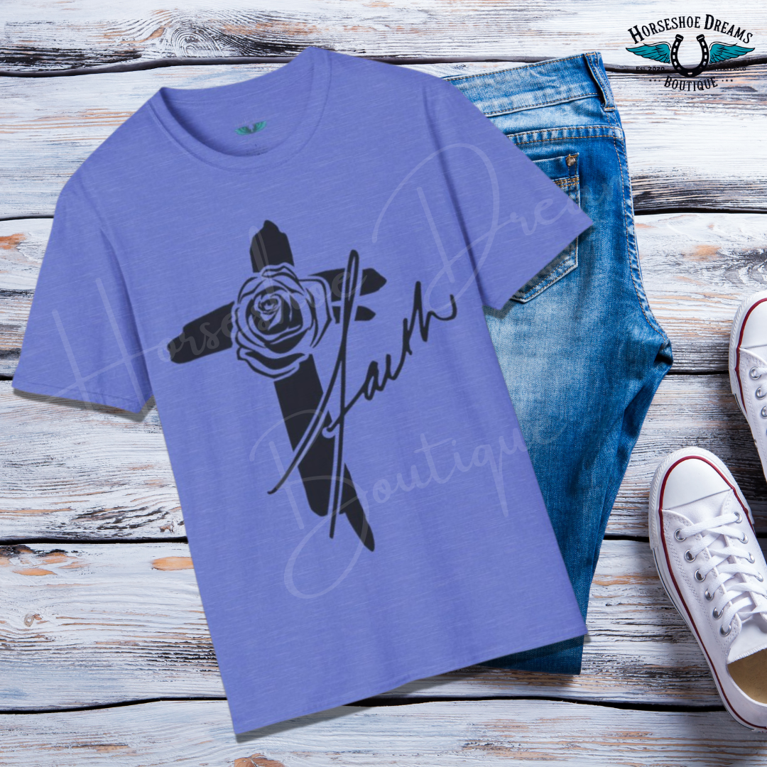 Faith Cross Women's Faith Based Graphic Tee