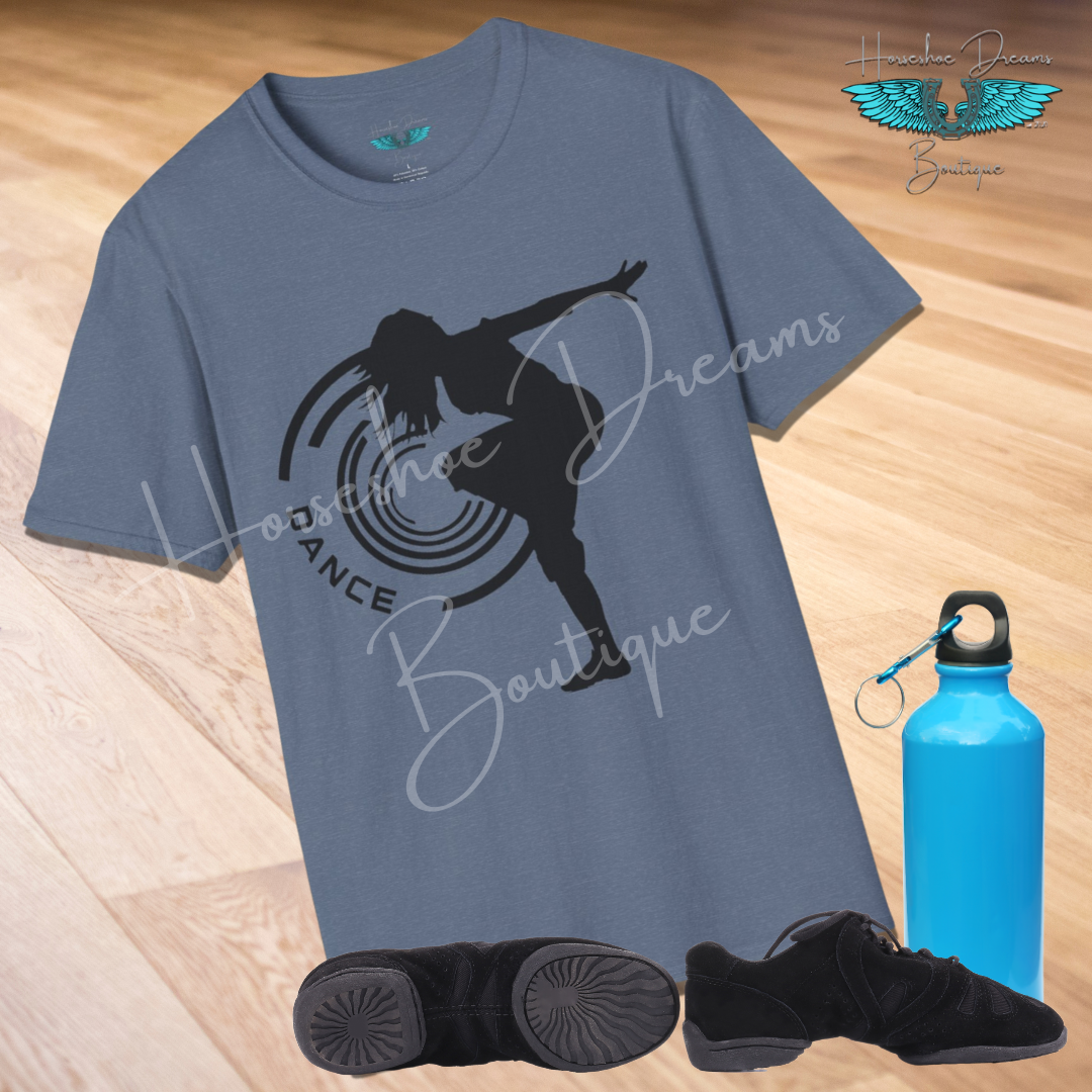 Dance Silhouette Graphic Tee Unisex Softstyle T-Shirt