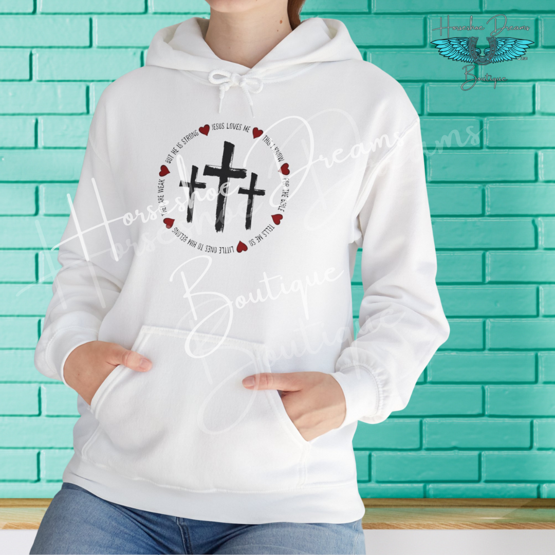 Jesus Loves Me Unisex Heavy Blend™ Hoodie