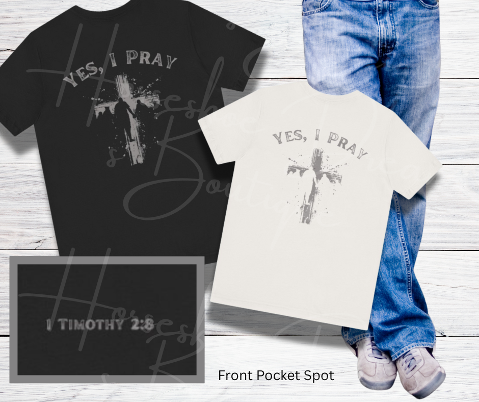 Yes, I Pray Men's Unisex Jersey Short Sleeve Tee