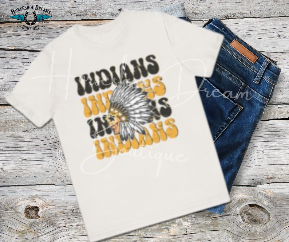 Indian Chief Graphic Tee, Vintage Style T-Shirt, Unisex Casual Wear