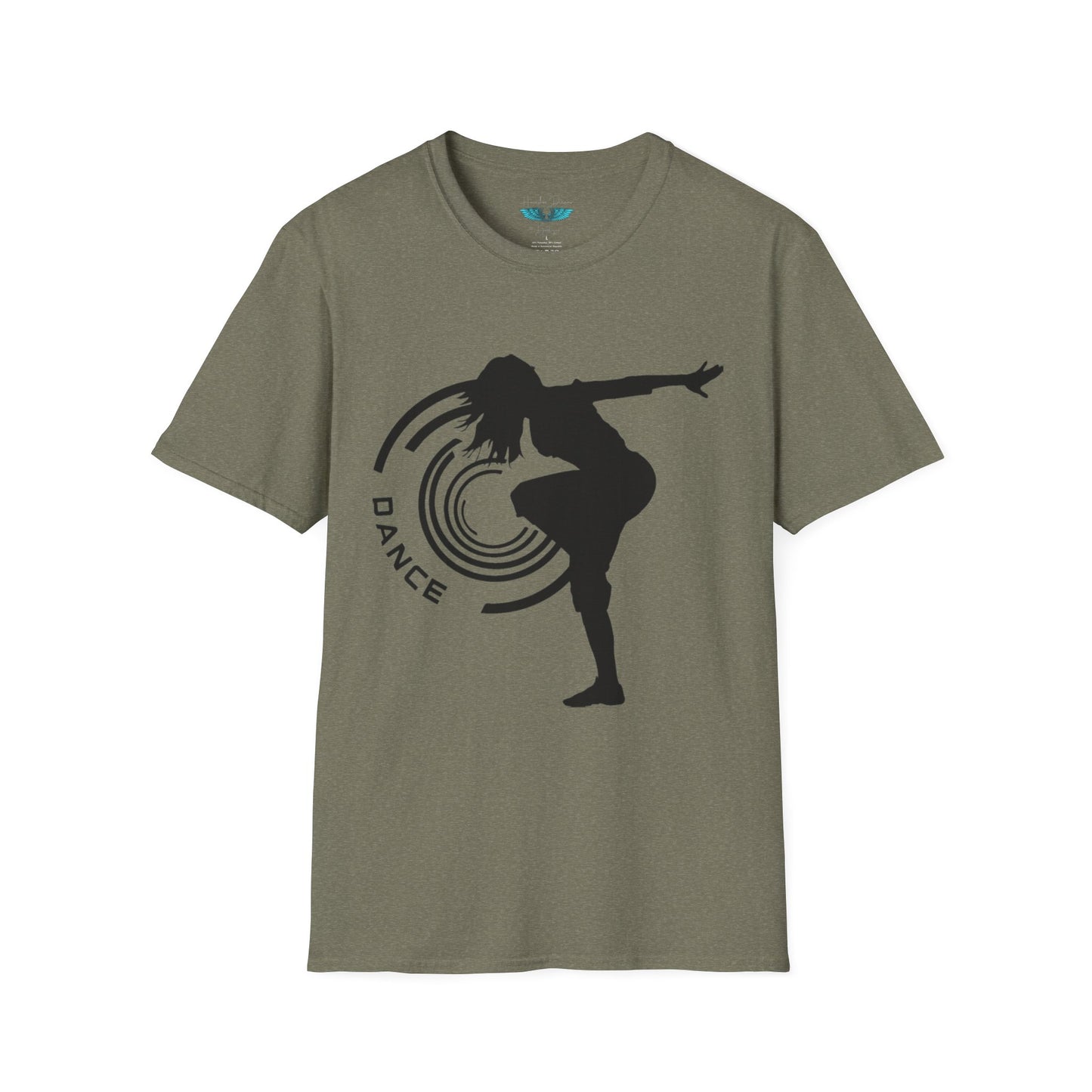 Dance Silhouette Graphic Tee Unisex Softstyle T-Shirt