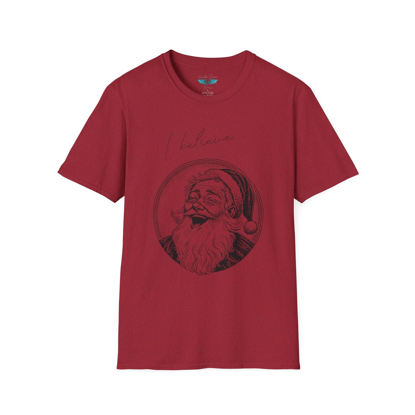 I Believe In Santa Unisex Softstyle Graphic Tee