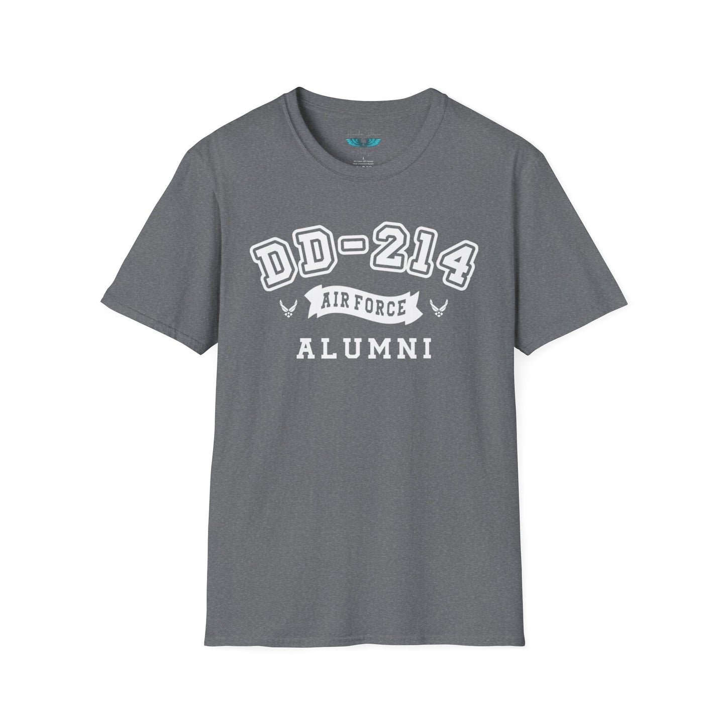 Airforce Alumni Women's Softstyle T-Shirt - Retired Graphic Tee White Text