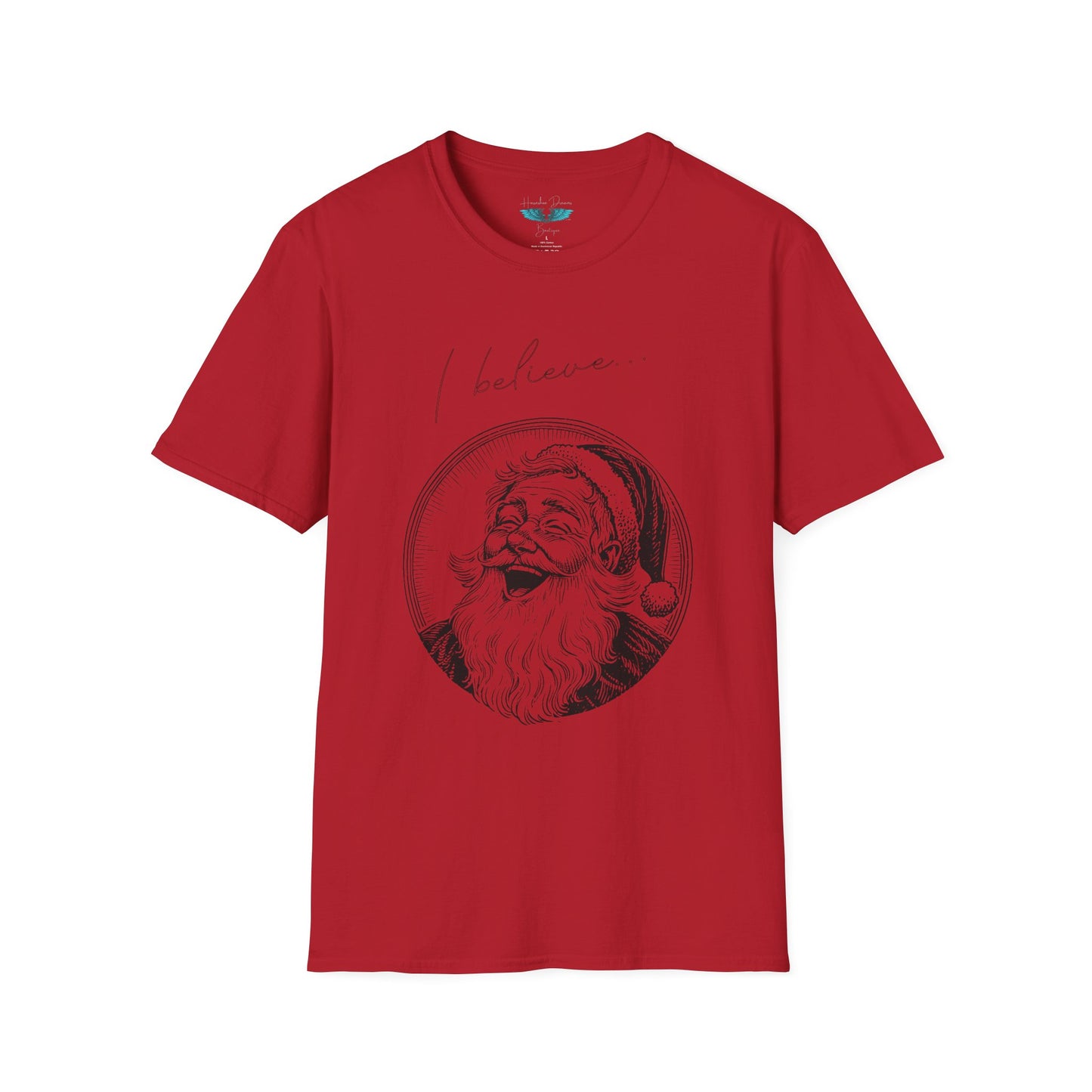 I Believe In Santa Unisex Softstyle Graphic Tee