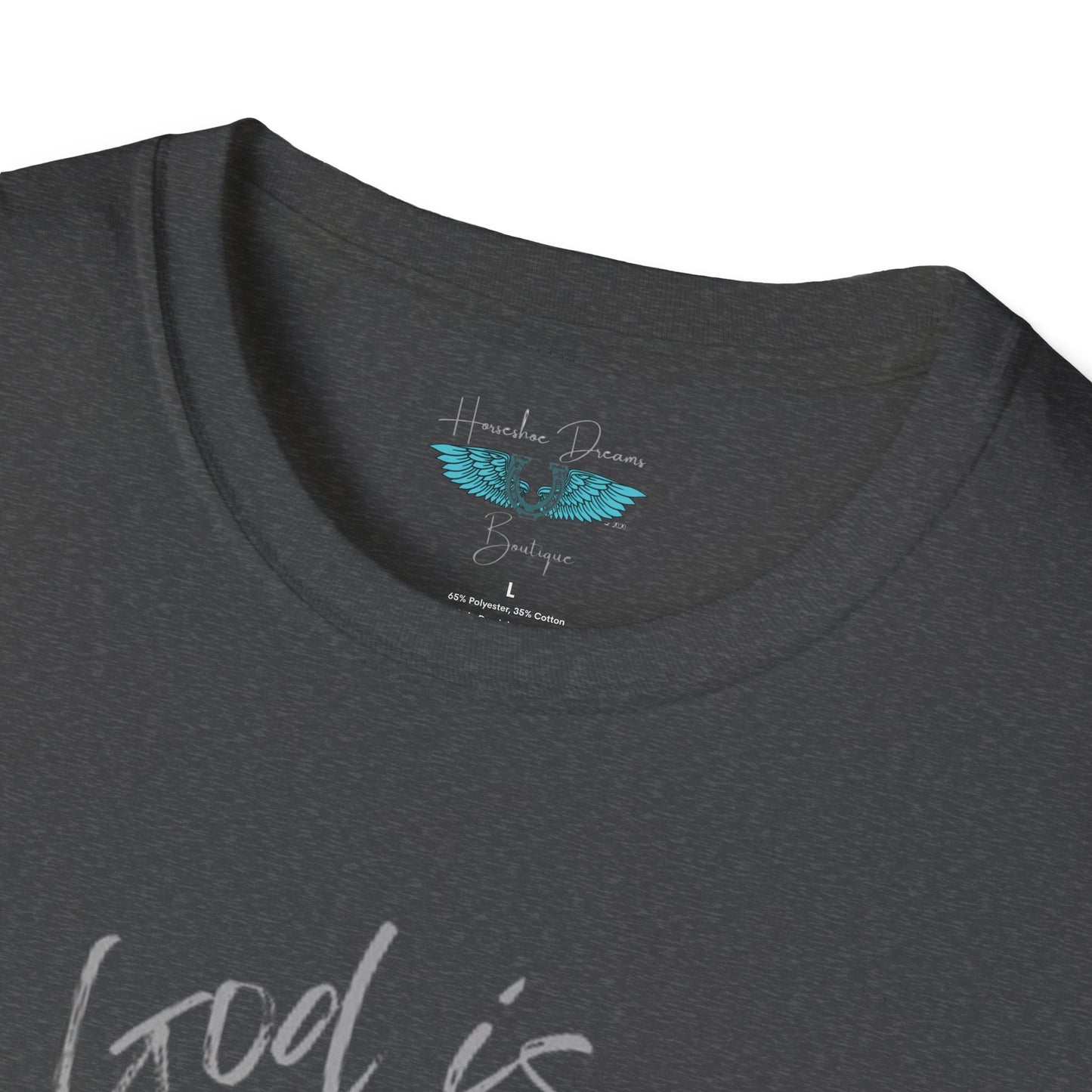 God Is In My Story Women's Unisex Softstyle Faith based Graphic T-Shirt