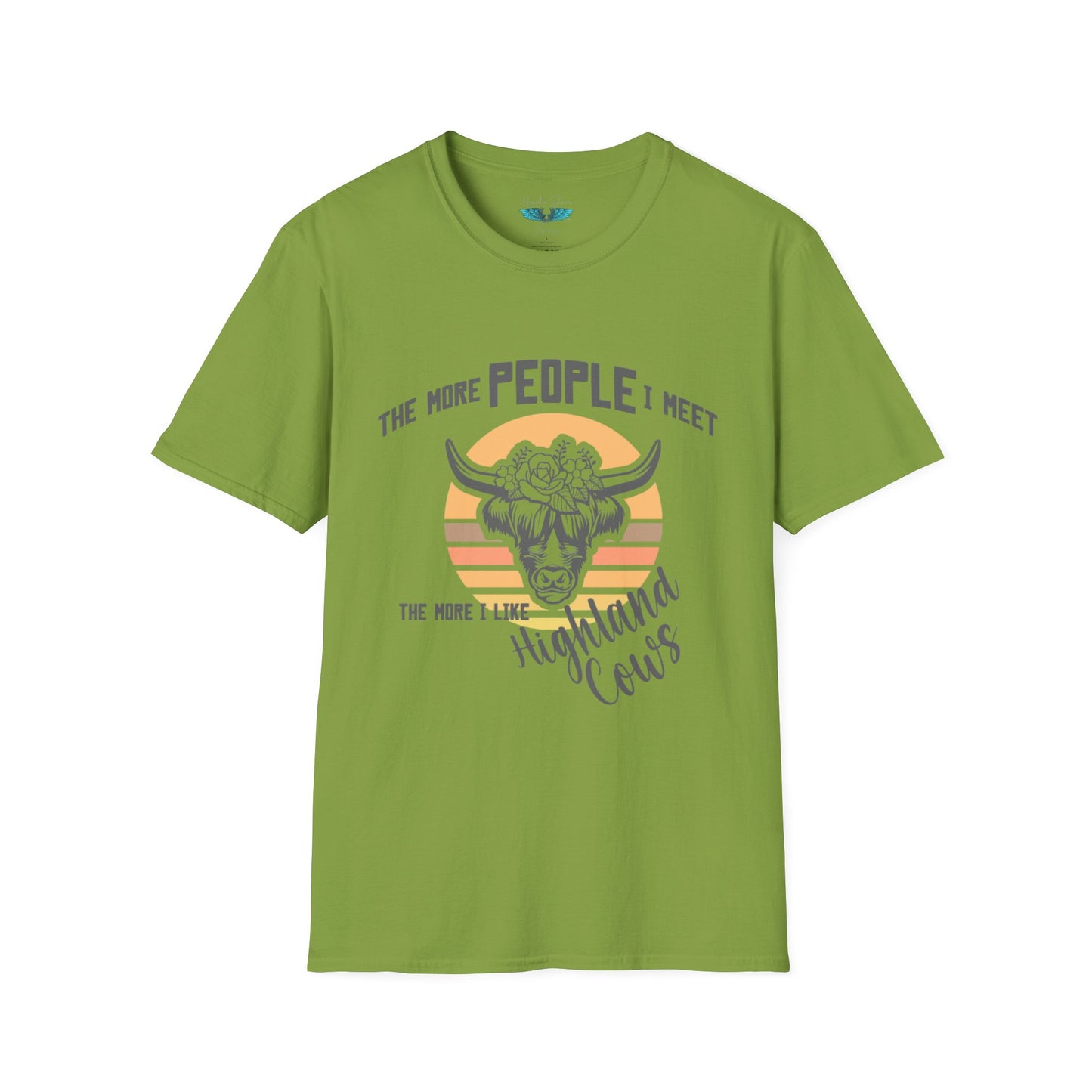 I Like Highland Cows Unisex Softstyle Graphic Tee