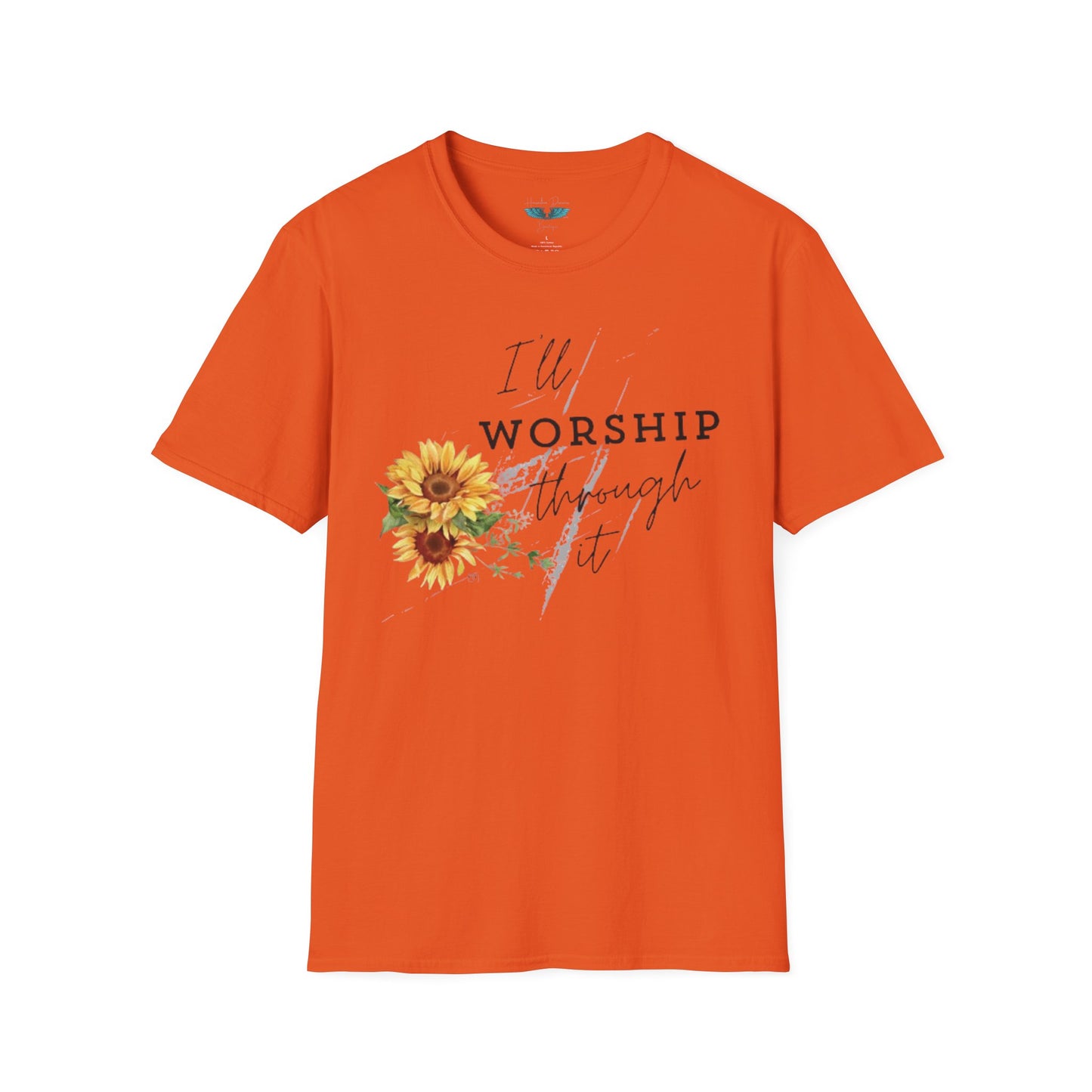 Worship Through It - soft style, unisex fit Women's Faith based graphic tee