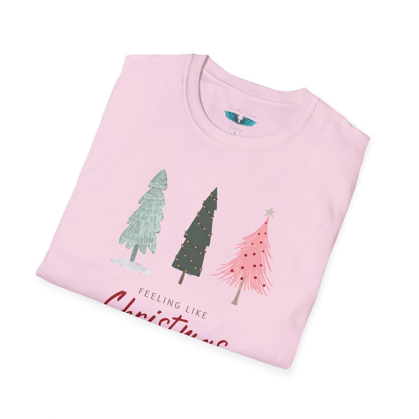 Feeling Like Christmas Unisex Softstyle Graphic Tee