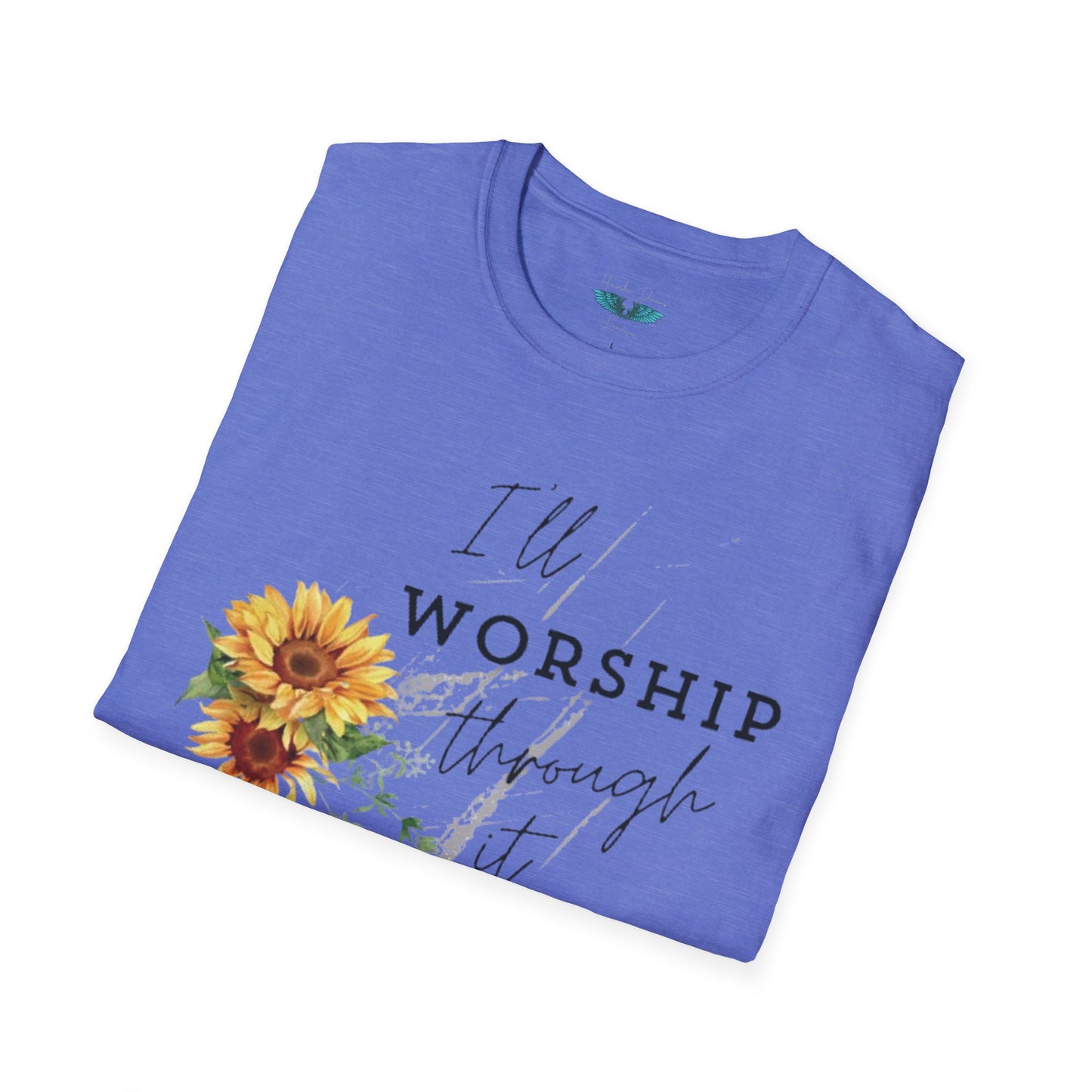 Worship Through It - soft style, unisex fit Women's Faith based graphic tee