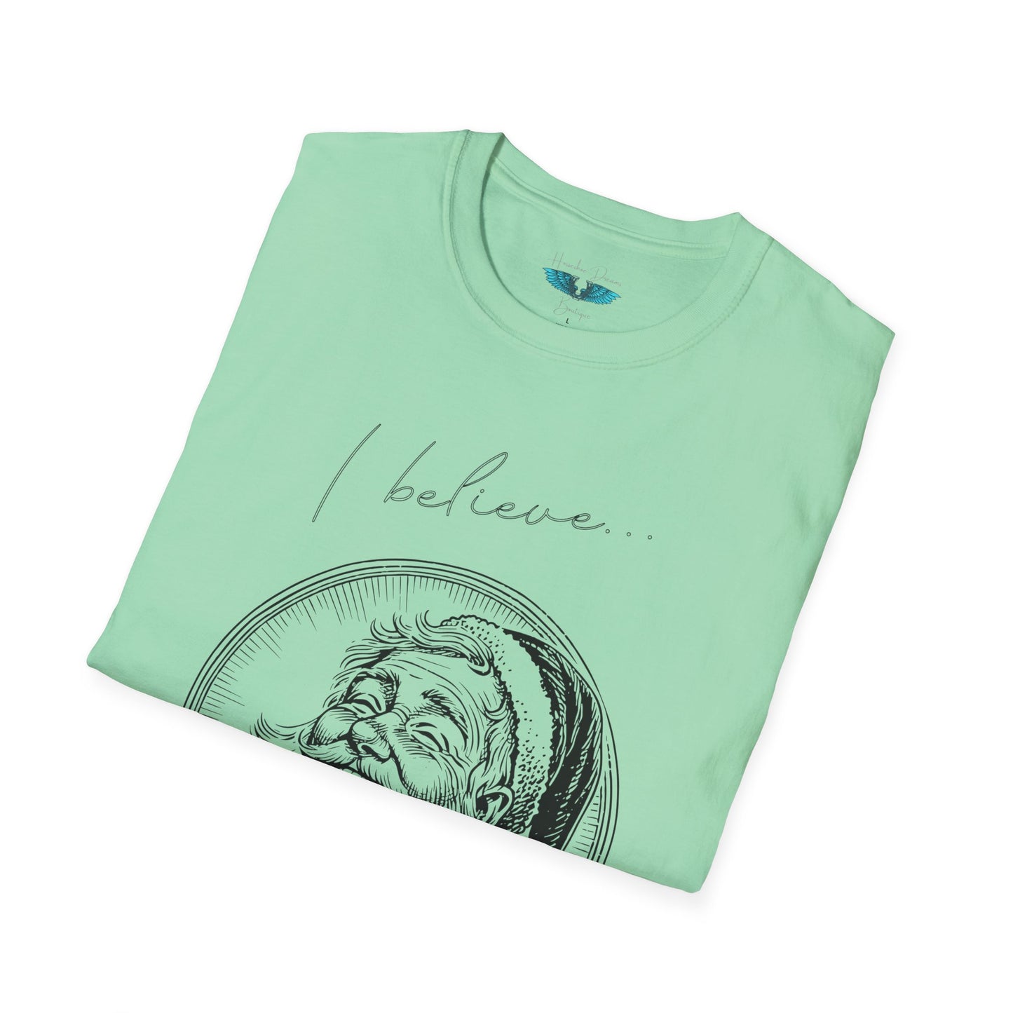 I Believe In Santa Unisex Softstyle Graphic Tee