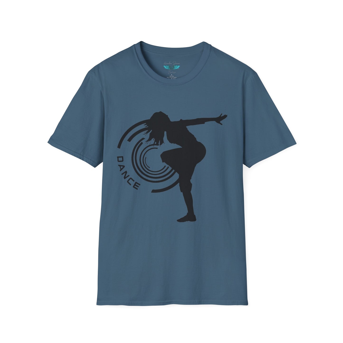 Dance Silhouette Graphic Tee Unisex Softstyle T-Shirt